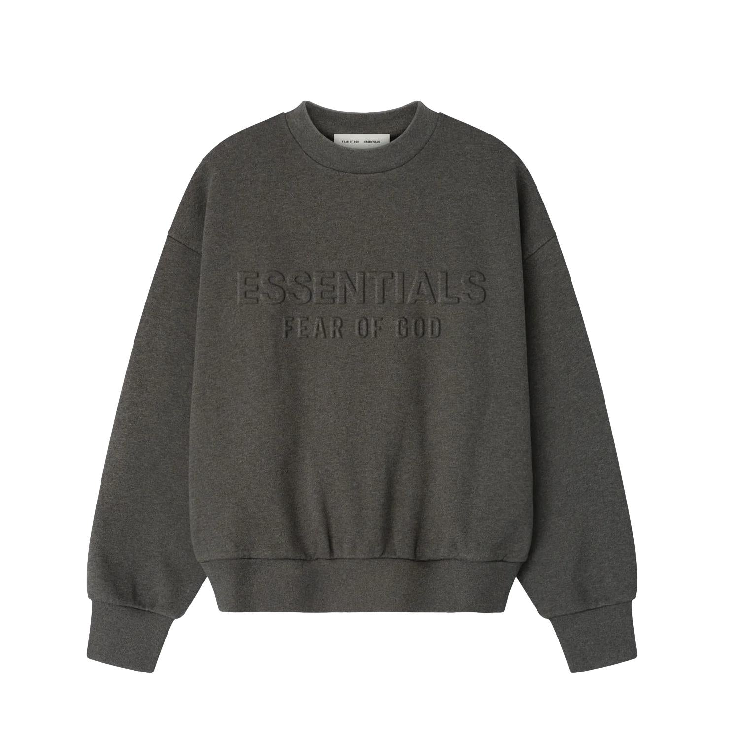 Fear of God Essentials Classic Crewneck Sweatshirt Genser Mørkegrå - modostore.no