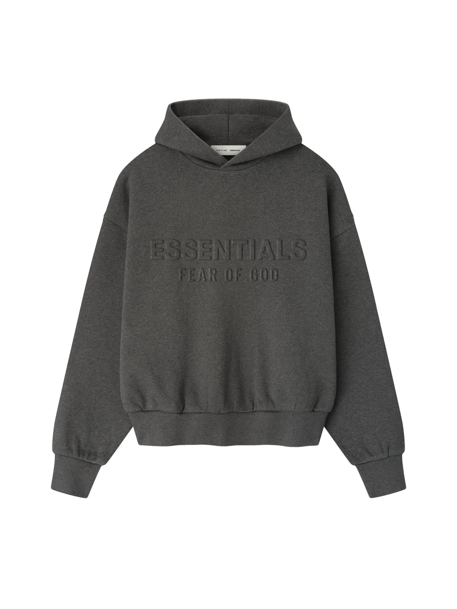 Fear of God Essentials Classic Hoodie Hettegenser Vasket Sort - modostore.no