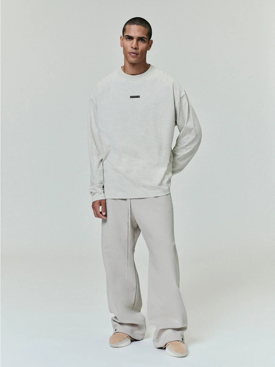 Fear of God Essentials Classic Long Sleeve Tee Longsleeve Grå - modostore.no