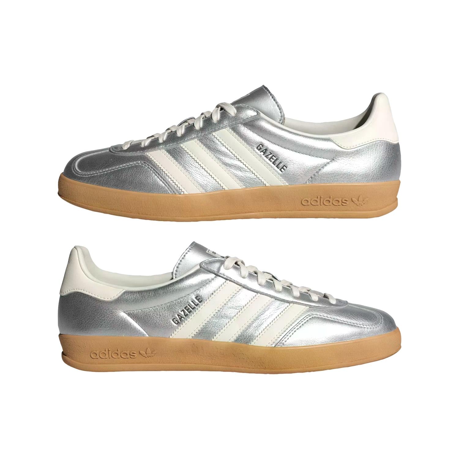 Adidas Gazelle Indoor JR1206 Sko Sølv - modostore.no