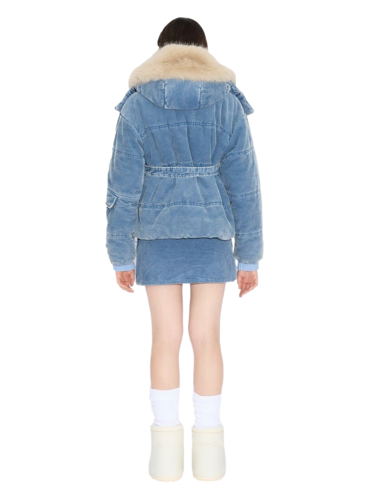 Holzweiler Steilia Corduroy Jacket Jakke Lyseblå - modostore.no