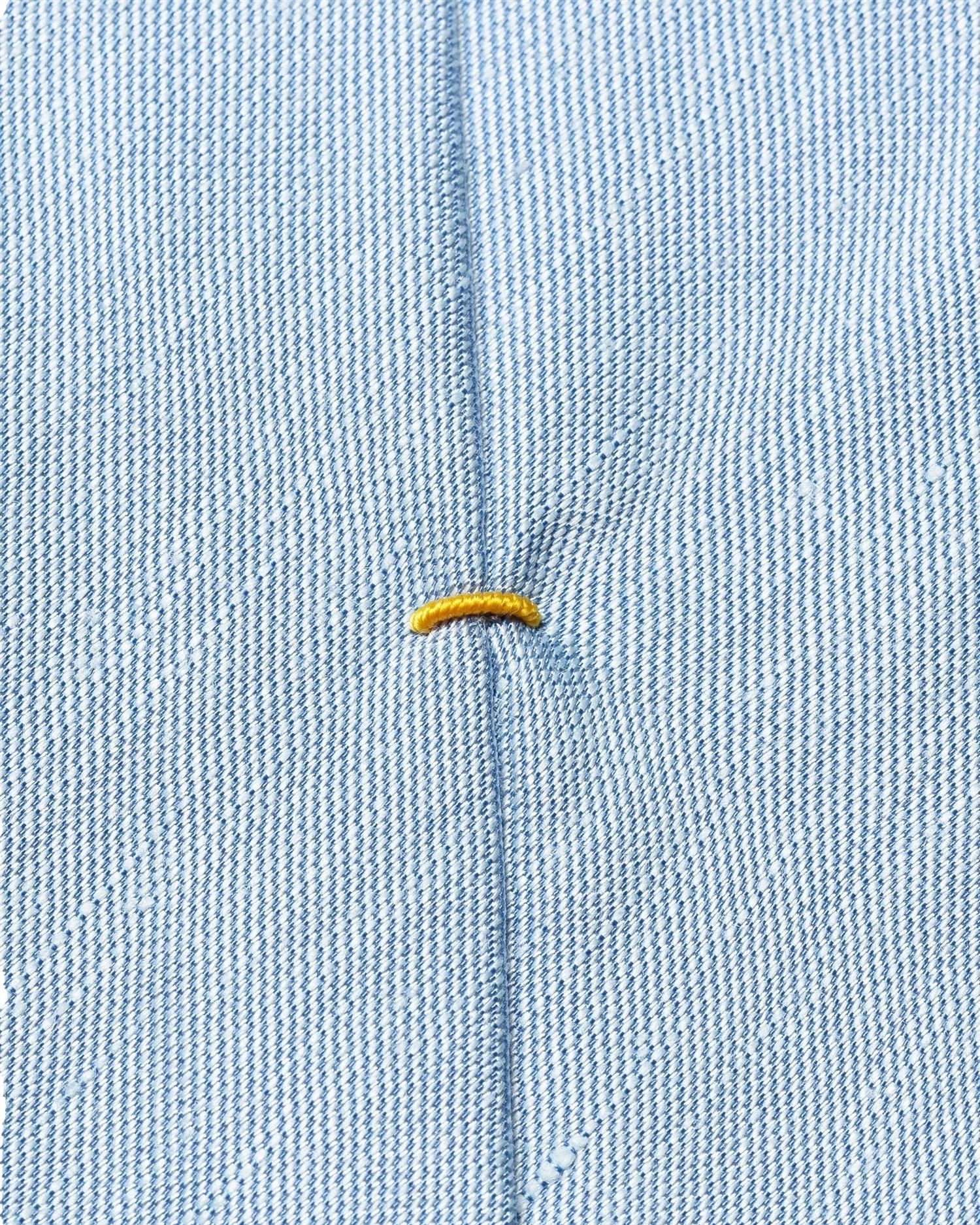 Eton Silk Linen Tie Slips Lyseblå - modostore.no