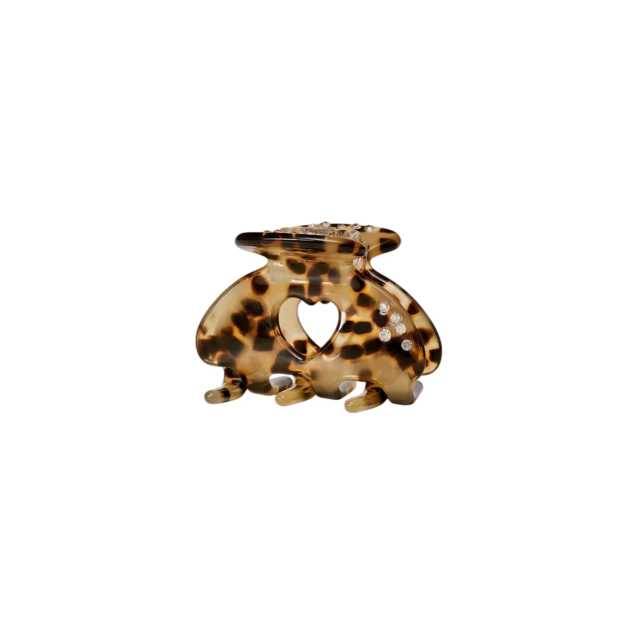 Maanesten Cerys Small Hairclaw Sesame Hårspenne Brun Mønster - modostore.no