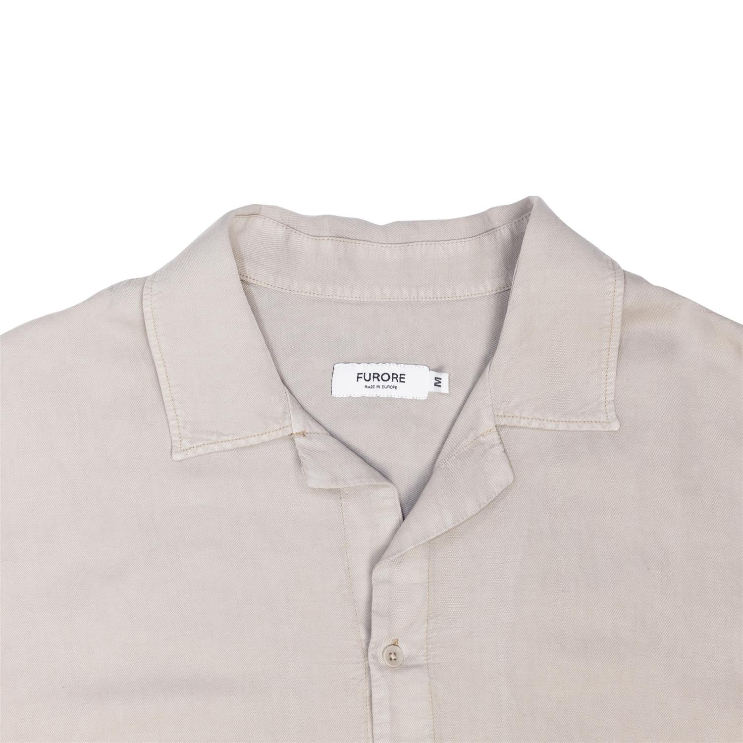 Furore Hill Short Sleeve Skjorte Taupe - modostore.no