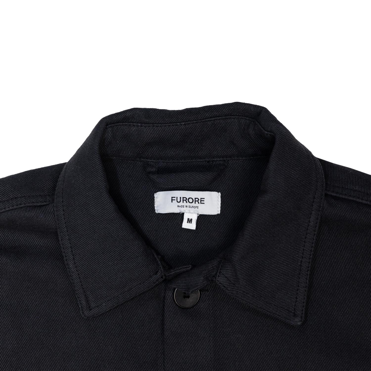 Furore Toby Overshirt Overshirt Sort - modostore.no