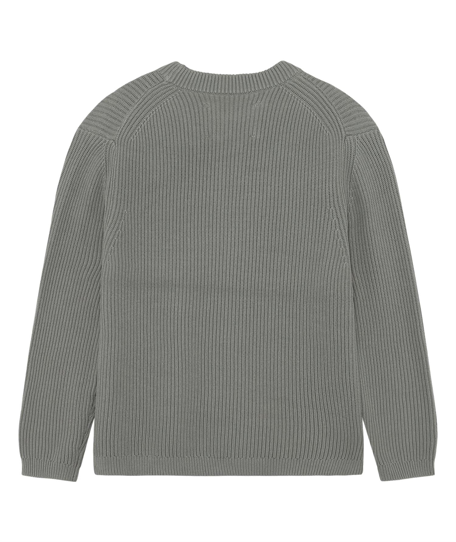 Garment Project Boxy Cotton Knit Genser Grønn - modostore.no