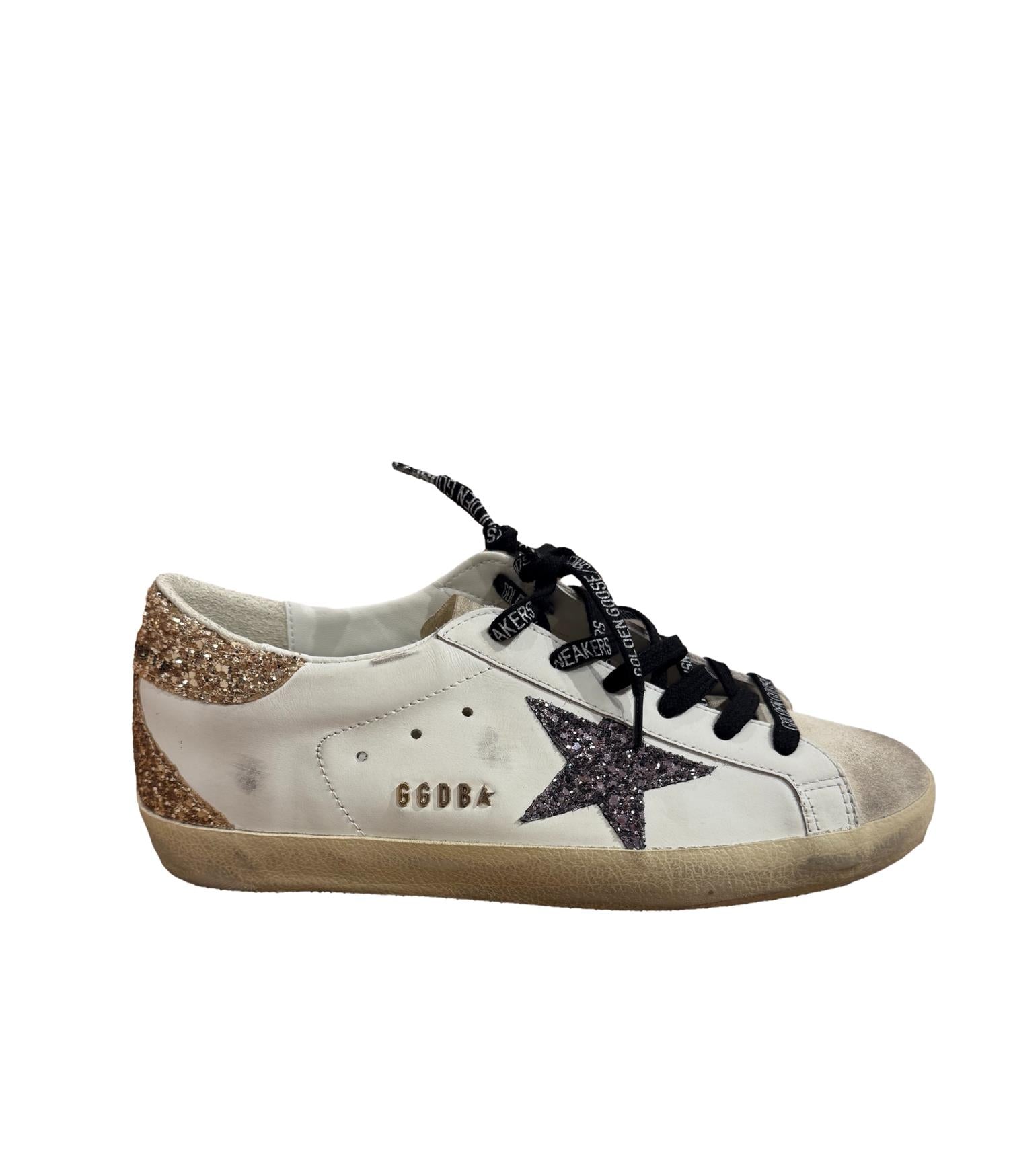 Golden Goose Super-Star Leather Upper Sko Hvit - modostore.no