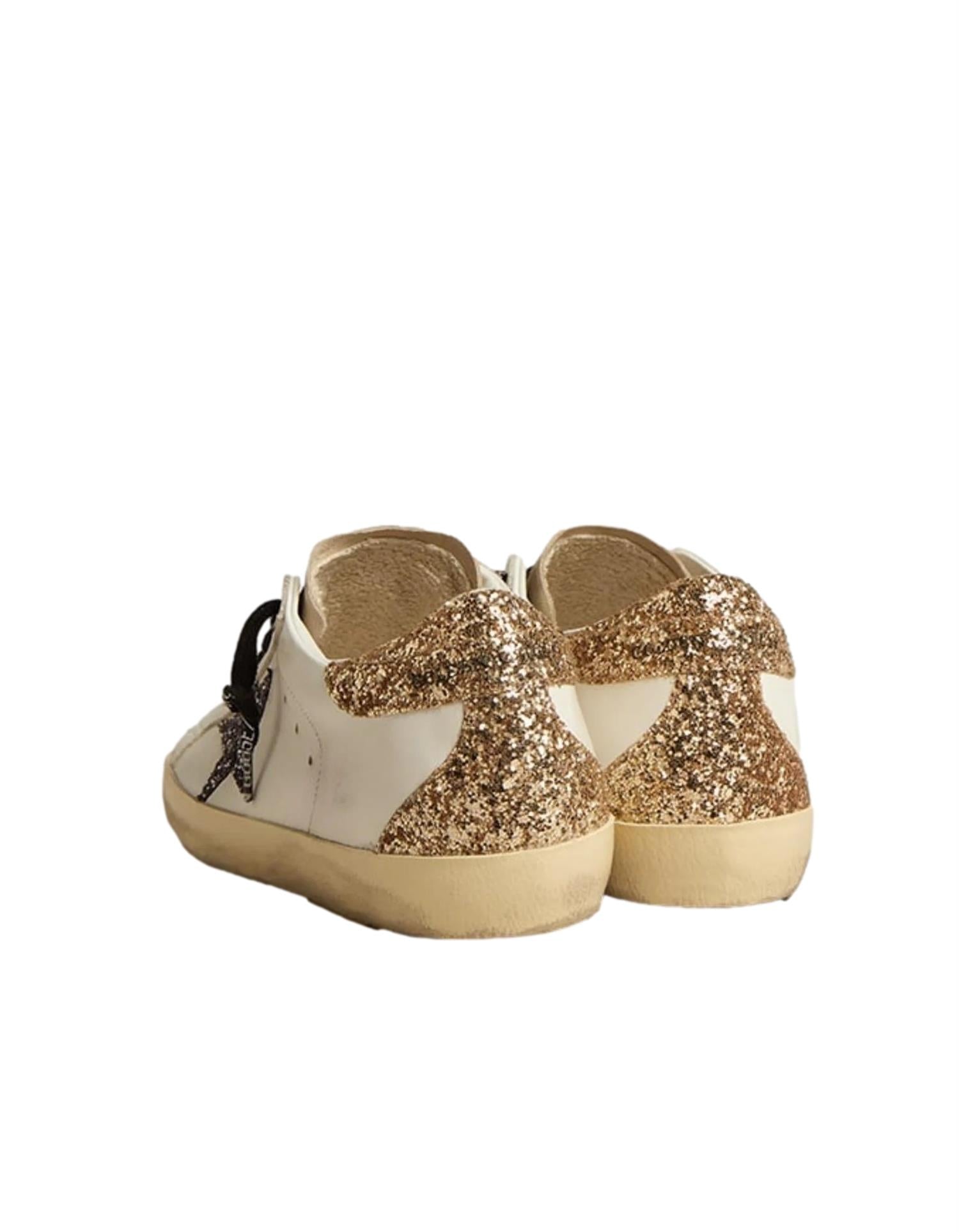 Golden Goose Super-Star Leather Upper Sko Hvit - modostore.no