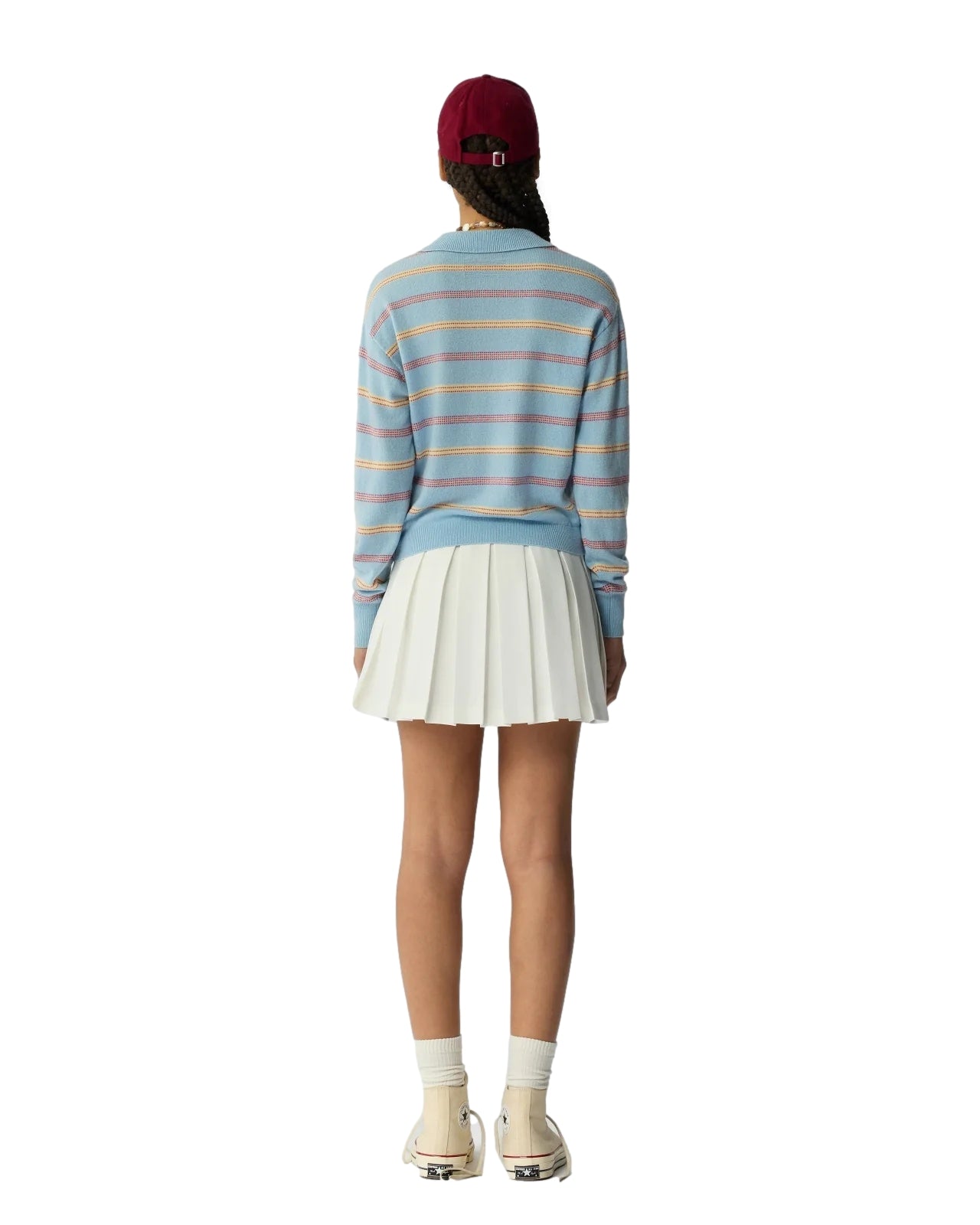Guest In Residence Collegiate Stripe Polo Genser Blå Mønster - modostore.no