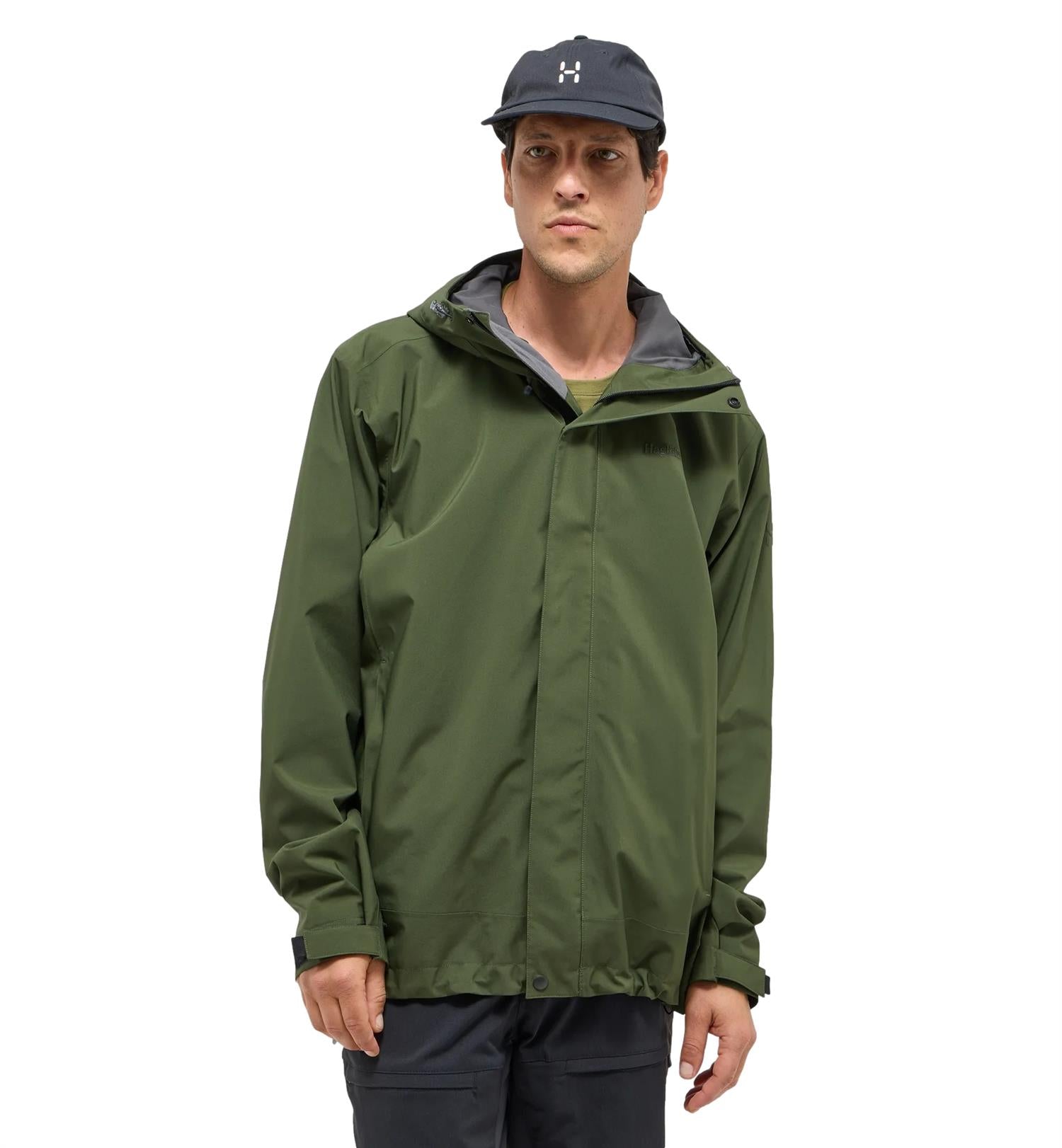 Haglöfs Breeze Proof Jacket Men Jakke Grønn - modostore.no