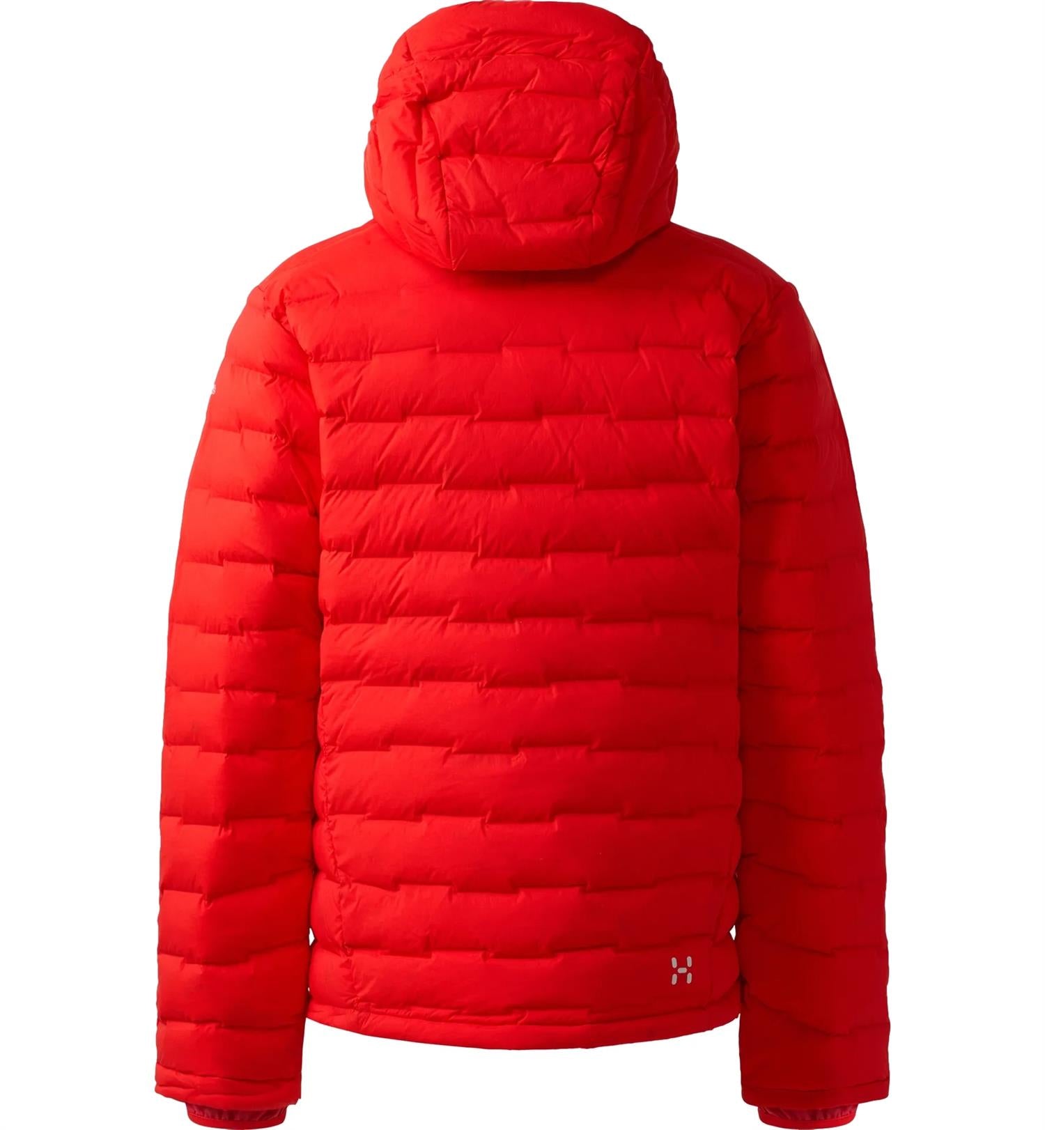 Haglöfs Spitz Down Hood Men Jakke Rød - modostore.no