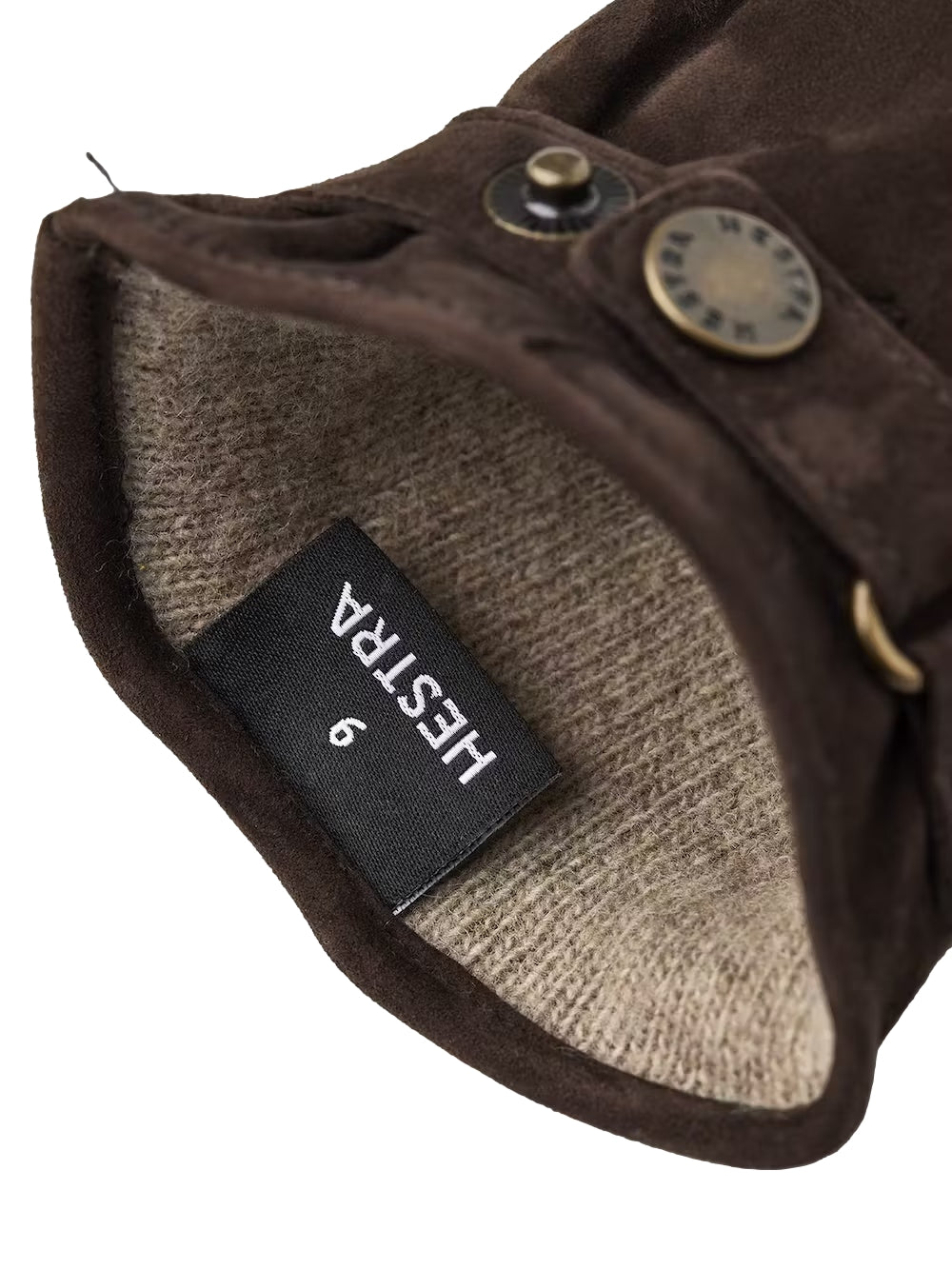 Hestra Robert Suede Hansker Brun - modostore.no