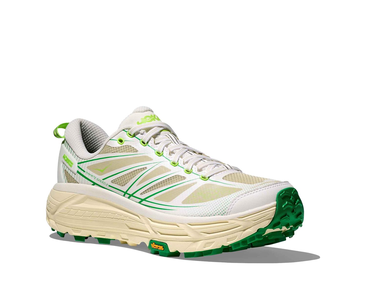 HOKA Mafate Speed 2 Sko Hvit Og Grønn - modostore.no