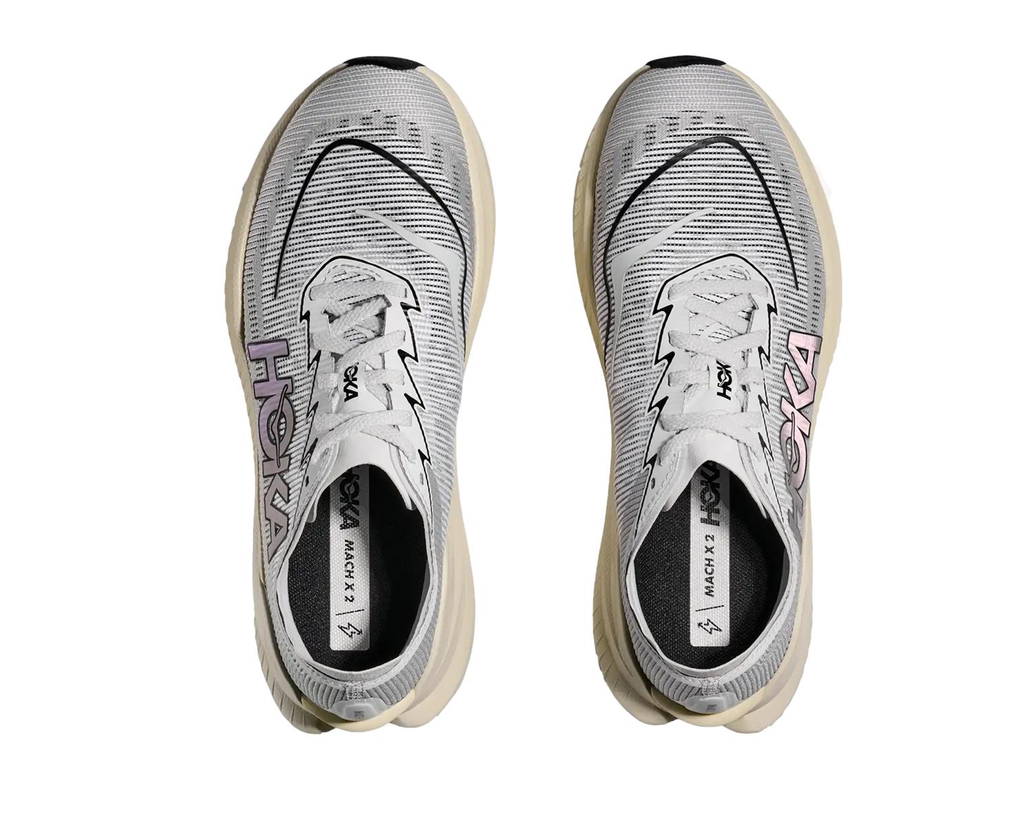 HOKA U MACH X 2 Sko Lysegrå - modostore.no