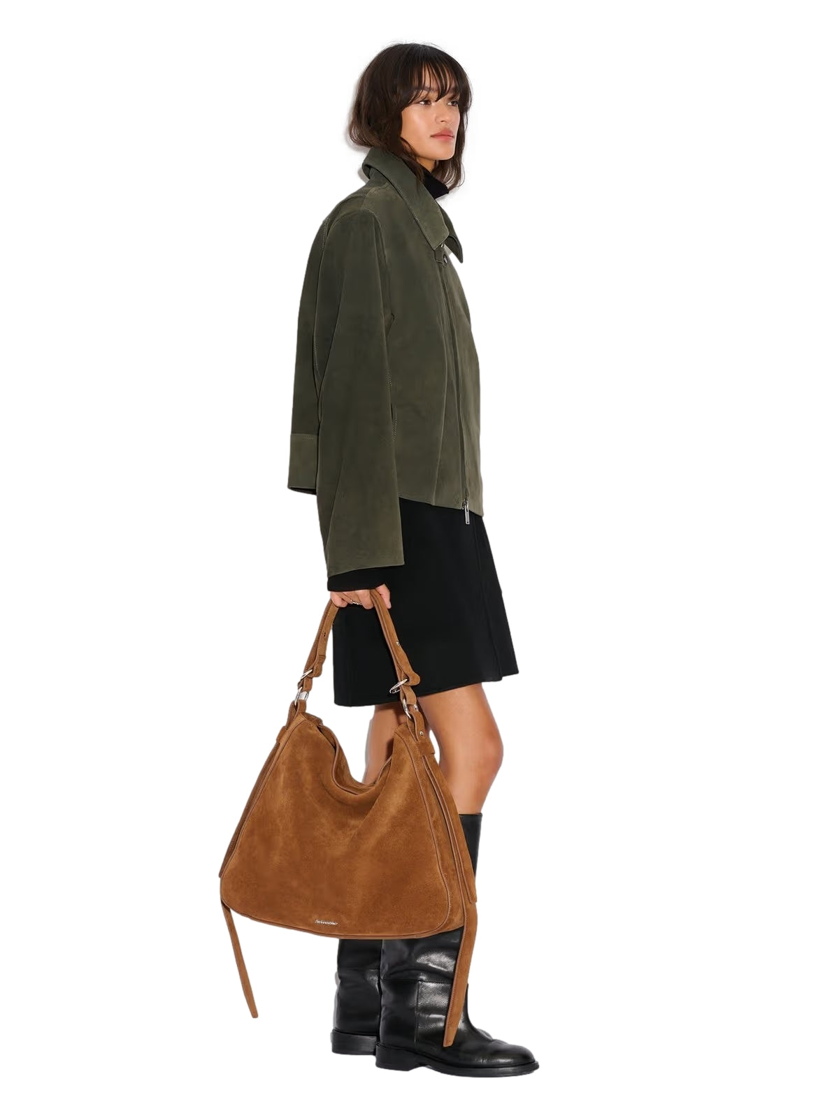 Holzweiler Bud Slouchy Suede Tote Veske Brun - modostore.no