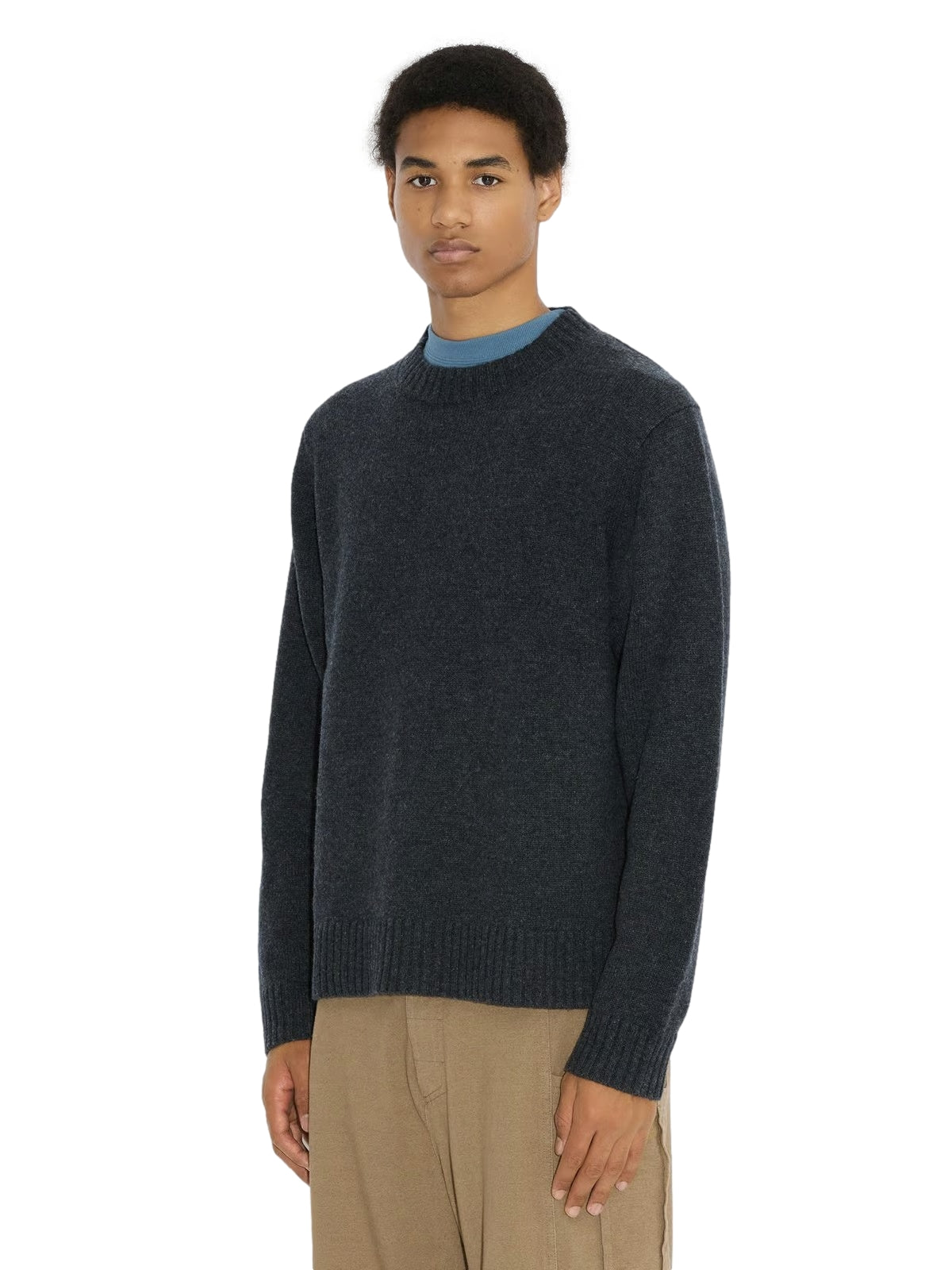 Holzweiler Fluffy Crew Genser Grå - modostore.no