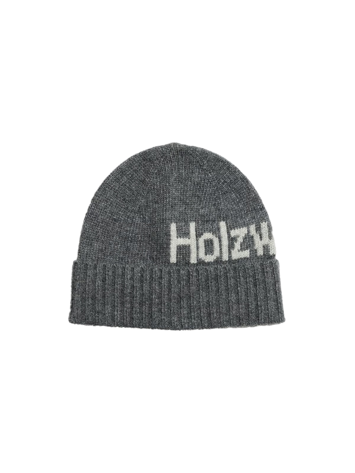Holzweiler Haza Logo Beanie Lue Grå - modostore.no