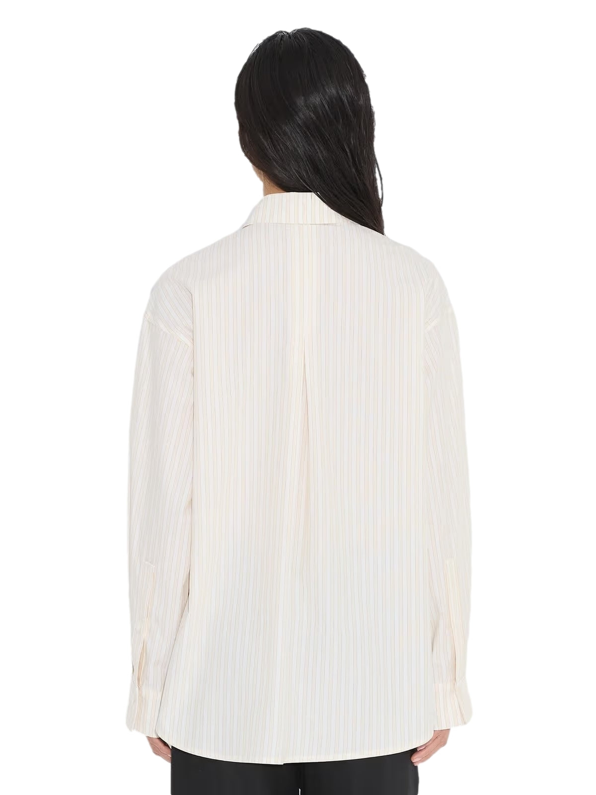 Holzweiler Loose Stripe Shirt Skjorte Lysegul - modostore.no