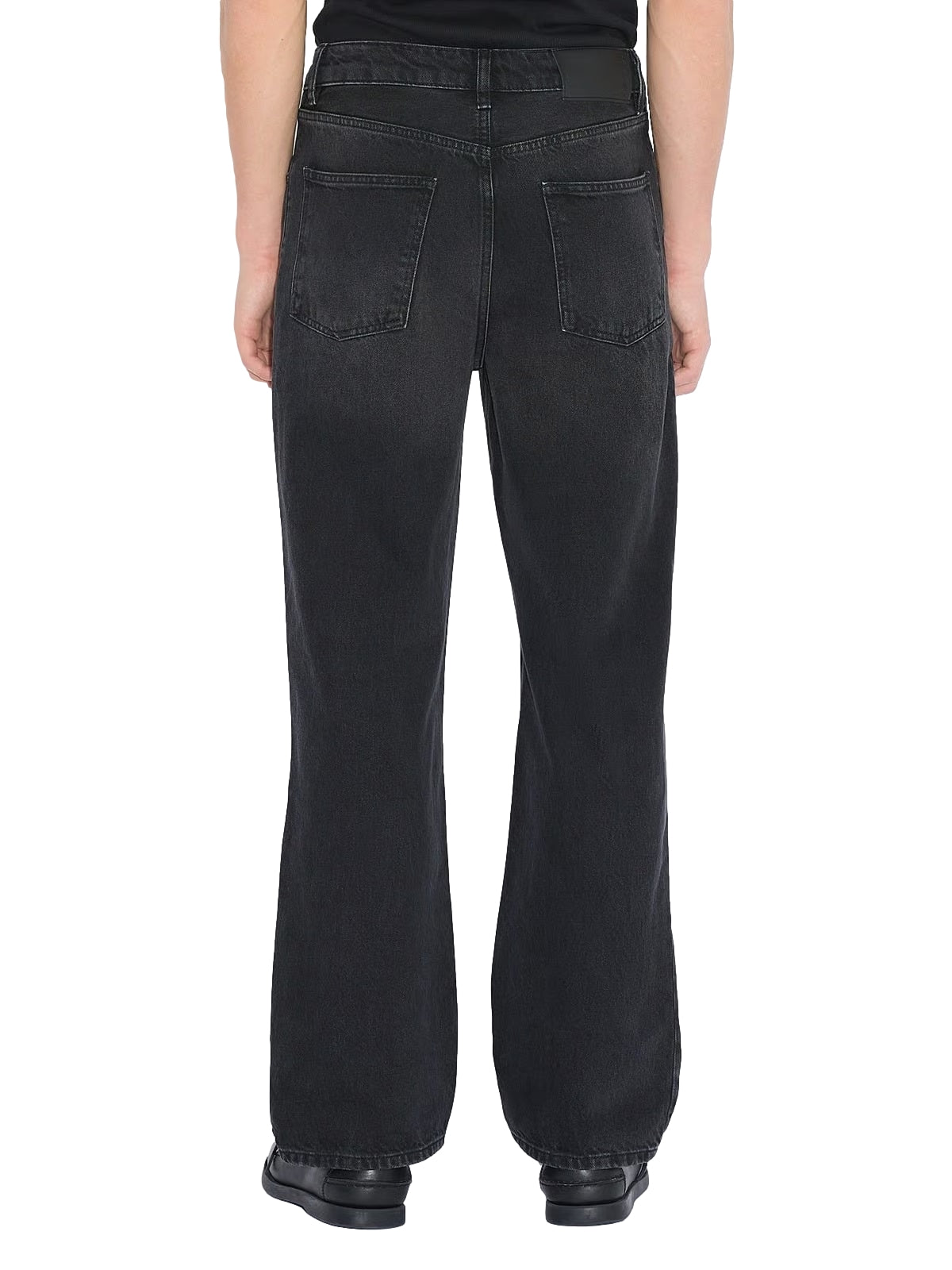 Holzweiler M Straight Jeans Jeans Vasket Sort - modostore.no