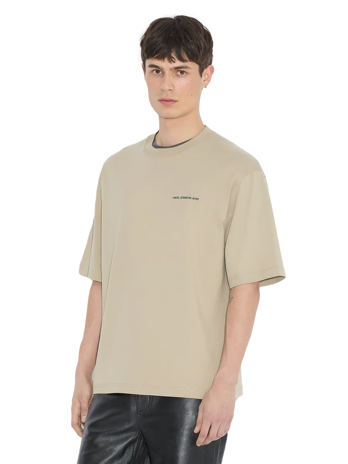 Holzweiler Ranger Ceremony Tee T-shirt Beige - modostore.no