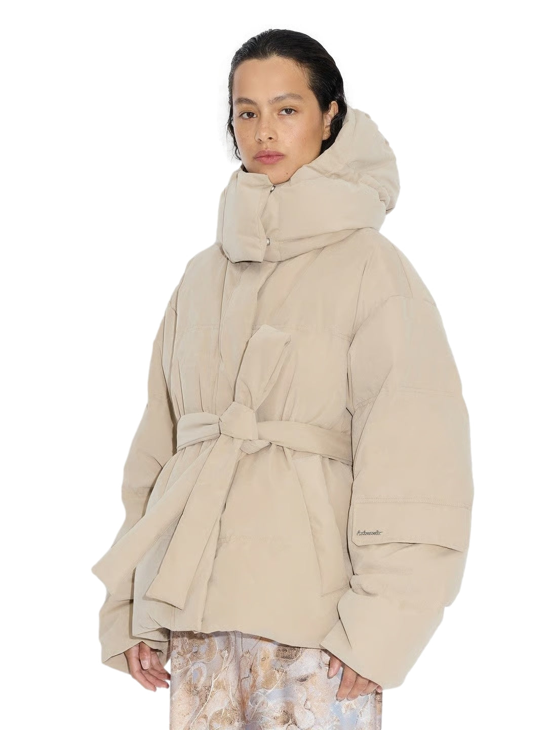 Holzweiler Steilia Brushed Down Jkt Jakke Beige - modostore.no