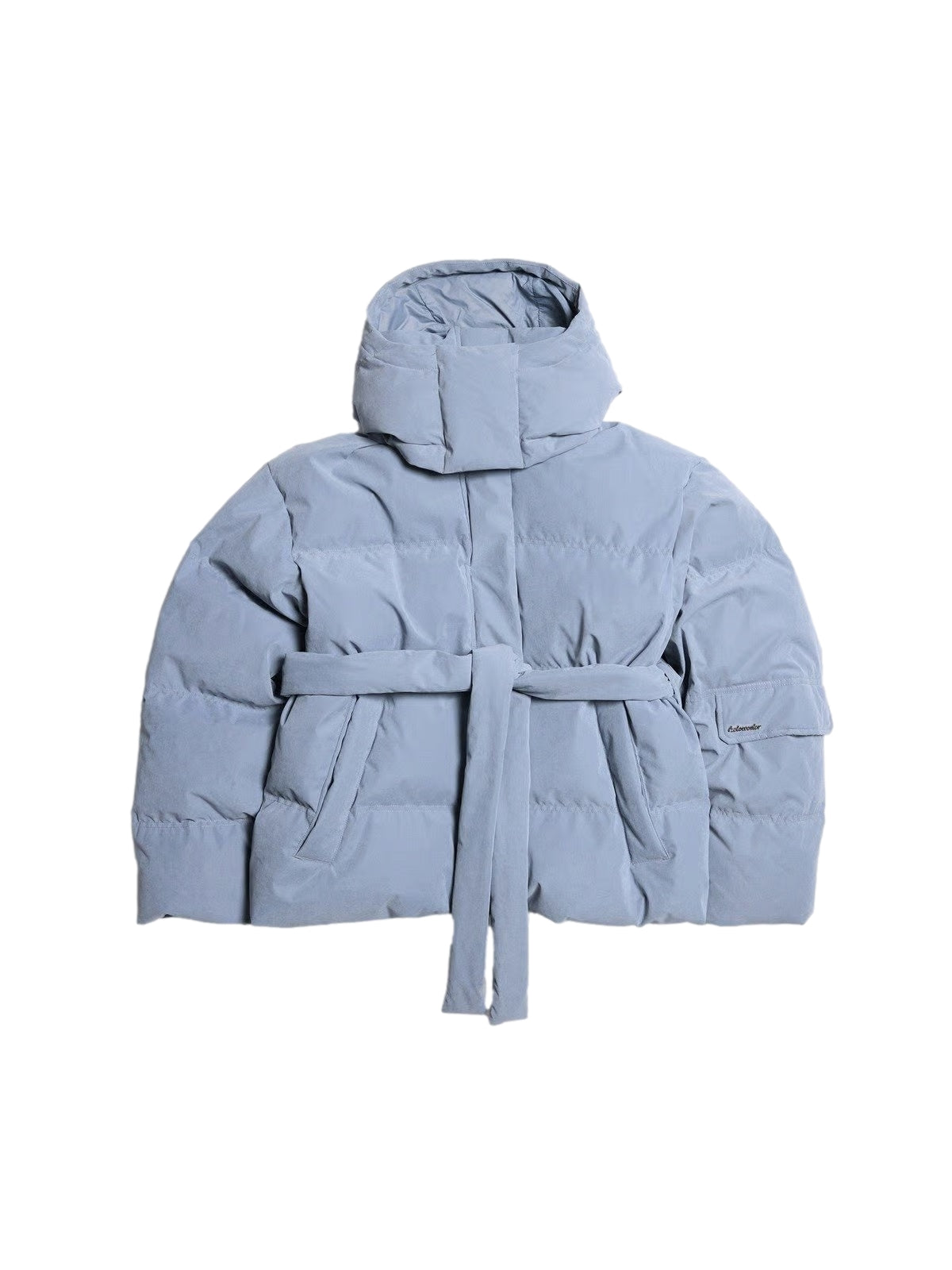 Holzweiler Steilia Brushed Down Jkt Jakke Gråblå - modostore.no