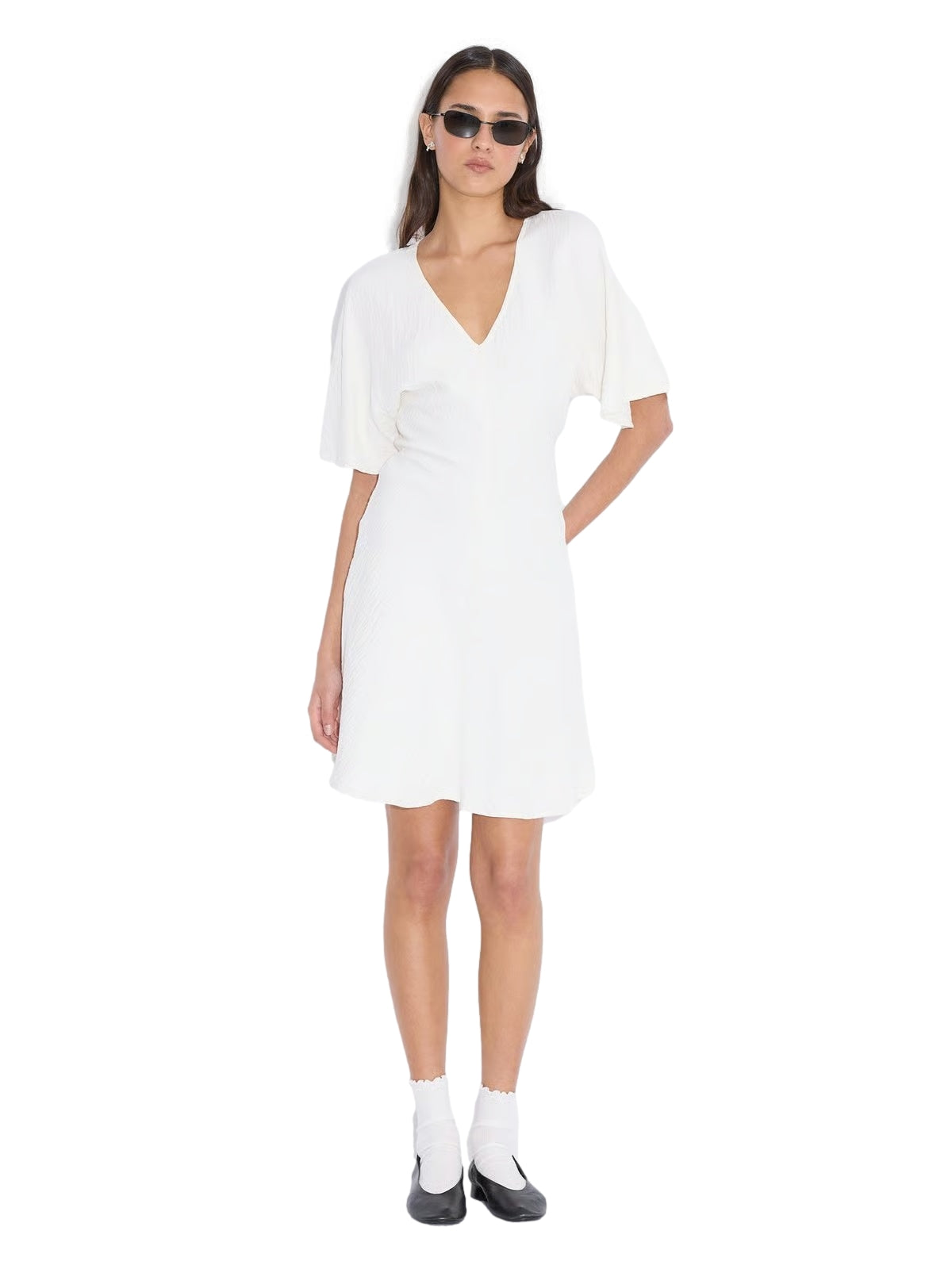 Holzweiler Summer Short Dress Kjole Off-White - modostore.no