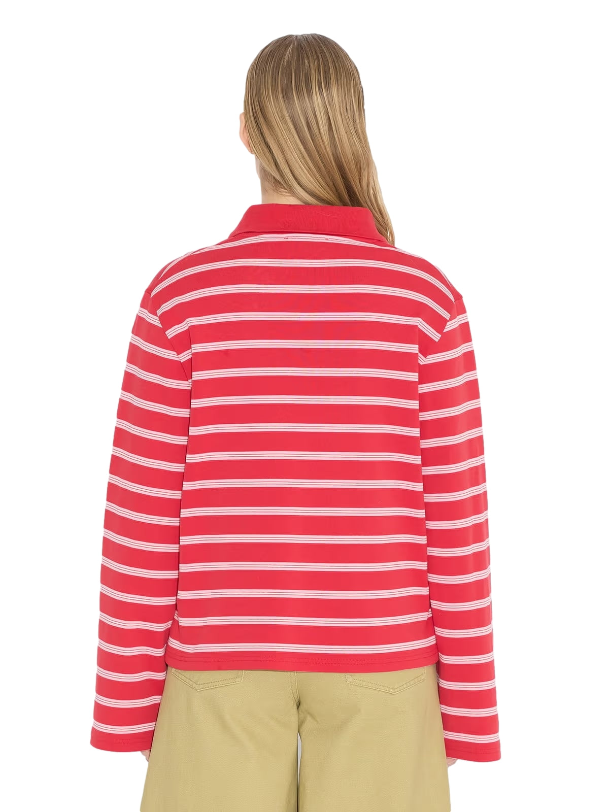 Holzweiler Sunny Striped Polo Genser Rød - modostore.no