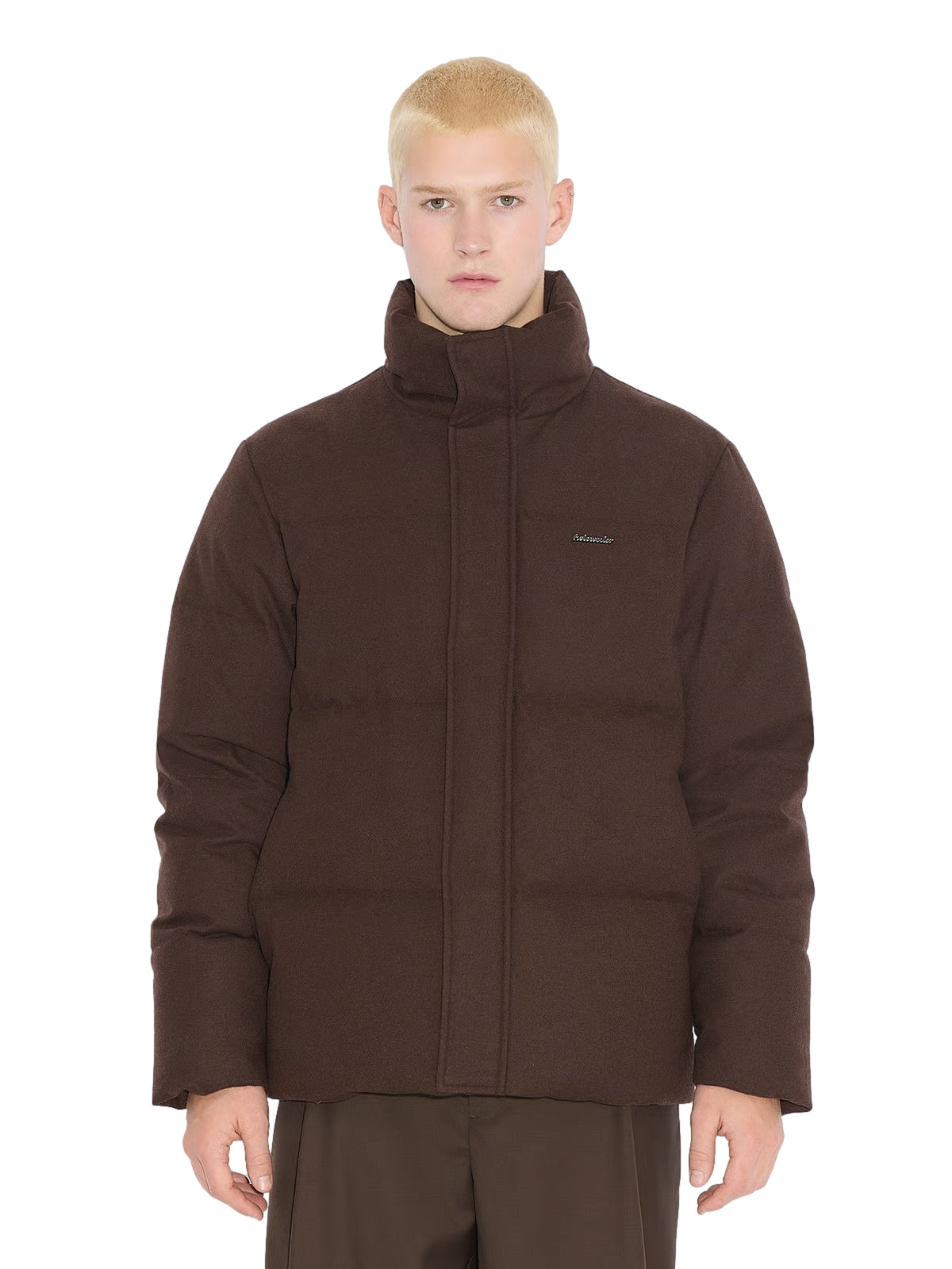 Holzweiler Tech Wool Down Jacket Jakke Brun - modostore.no