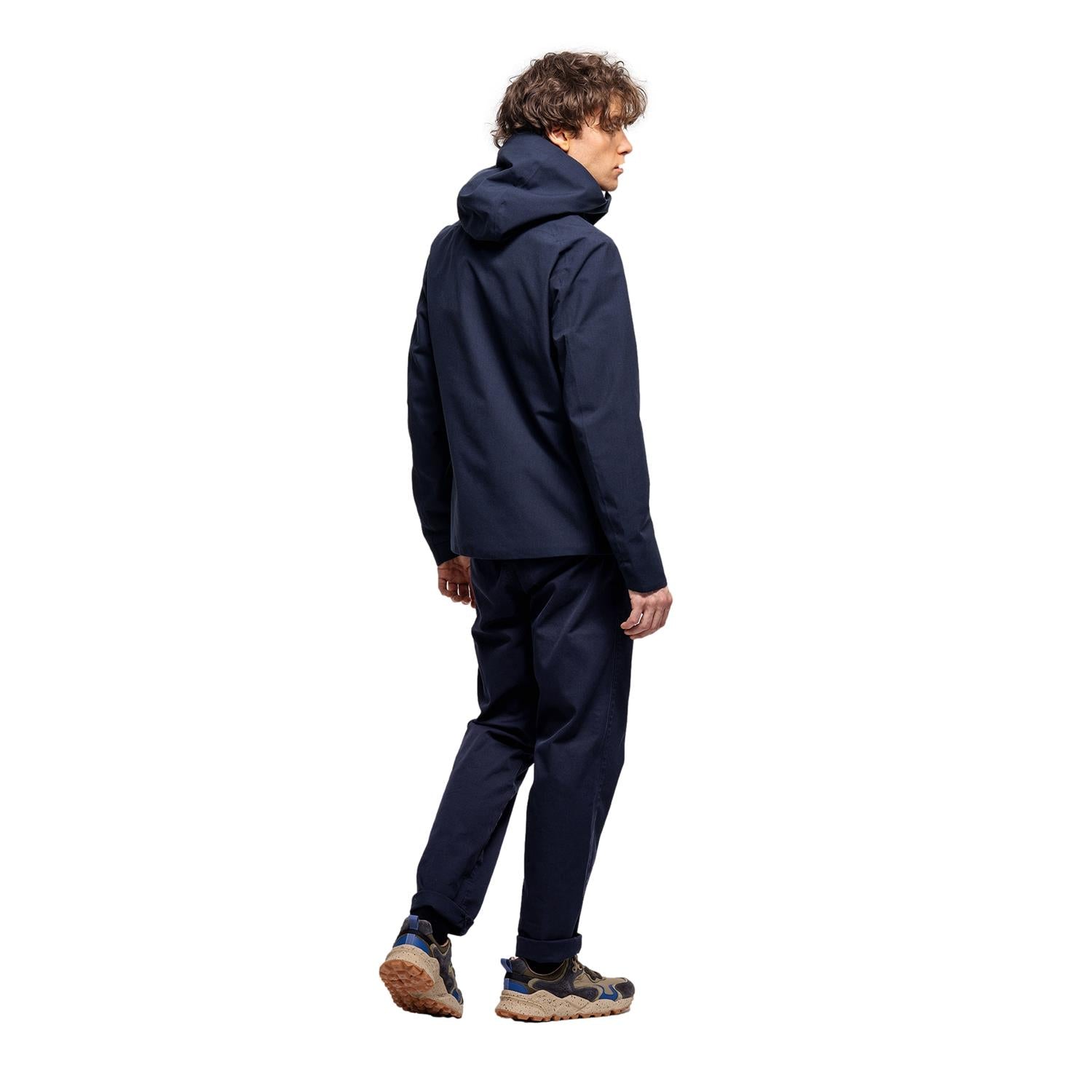 Johnny Love Peter Short Parka Jakke Navy - modostore.no