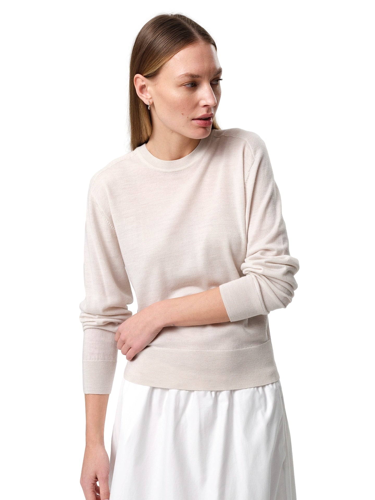 Julie Josephine Hanne Sweater Genser Beige - modostore.no