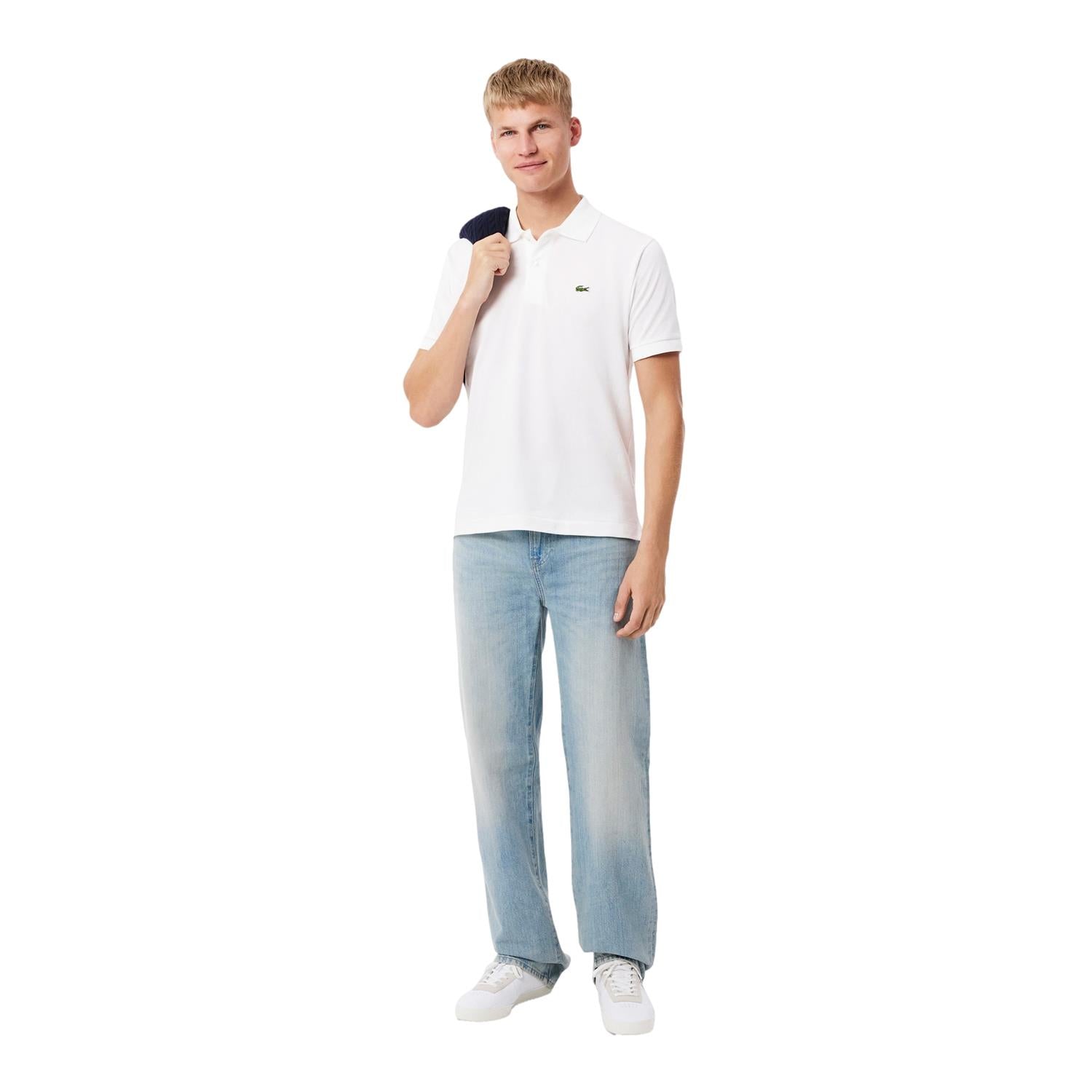 Lacoste Classic Fit Original Polo Shirt T-shirt Hvit - modostore.no