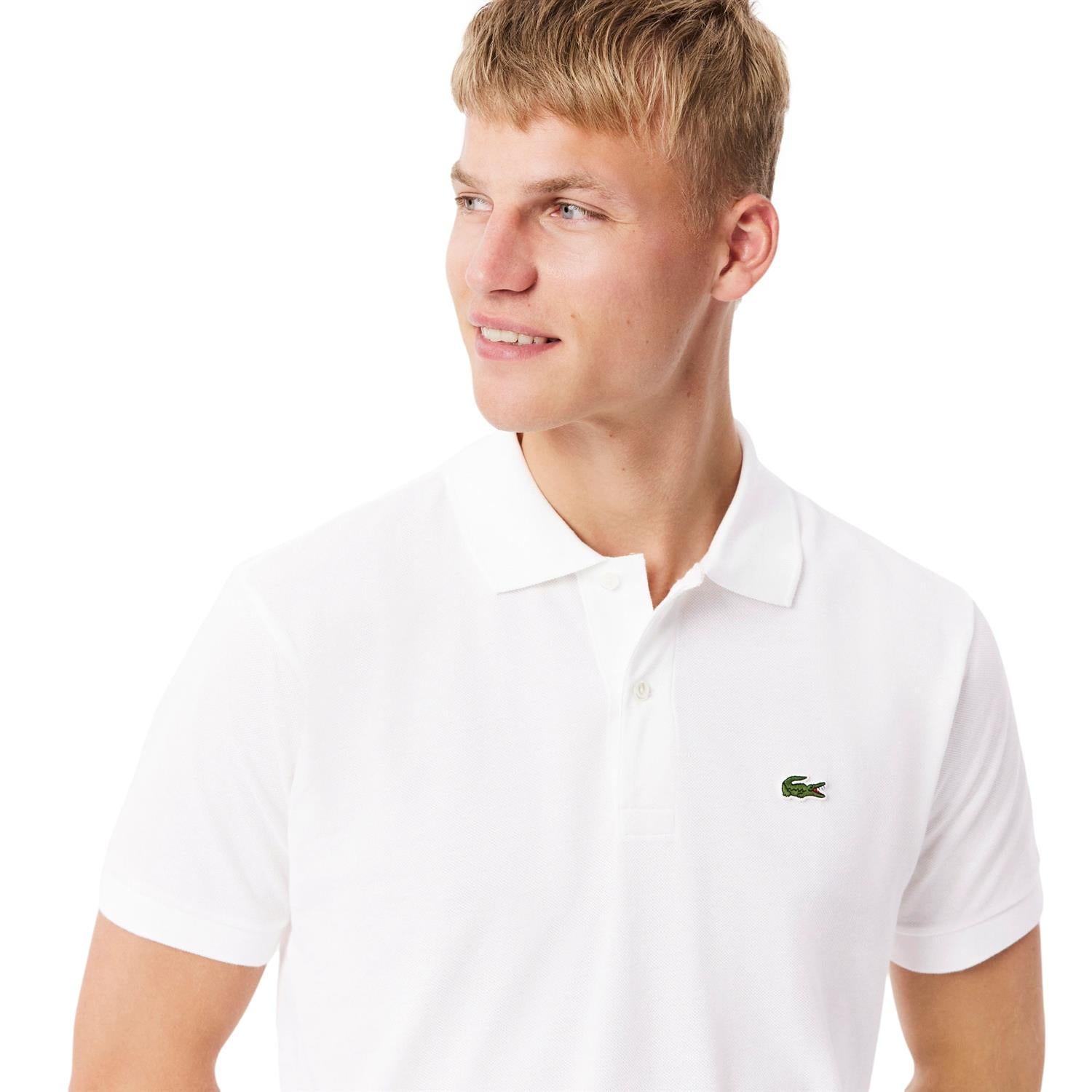 Lacoste Classic Fit Original Polo Shirt T-shirt Hvit - modostore.no