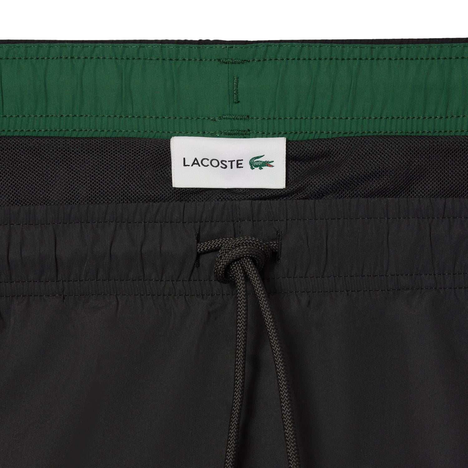 Lacoste Quick-Dry Swim Trunks Shorts Sort - modostore.no