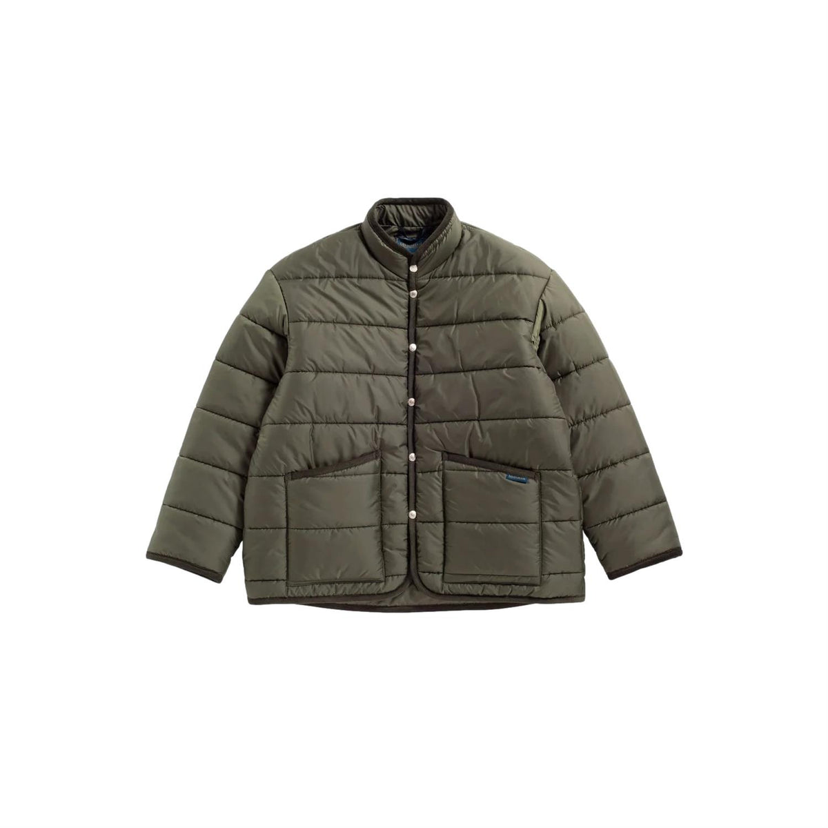 Lavenham Horizontal Big Quilt Mickfield Jacket Mens Jakke Grønn