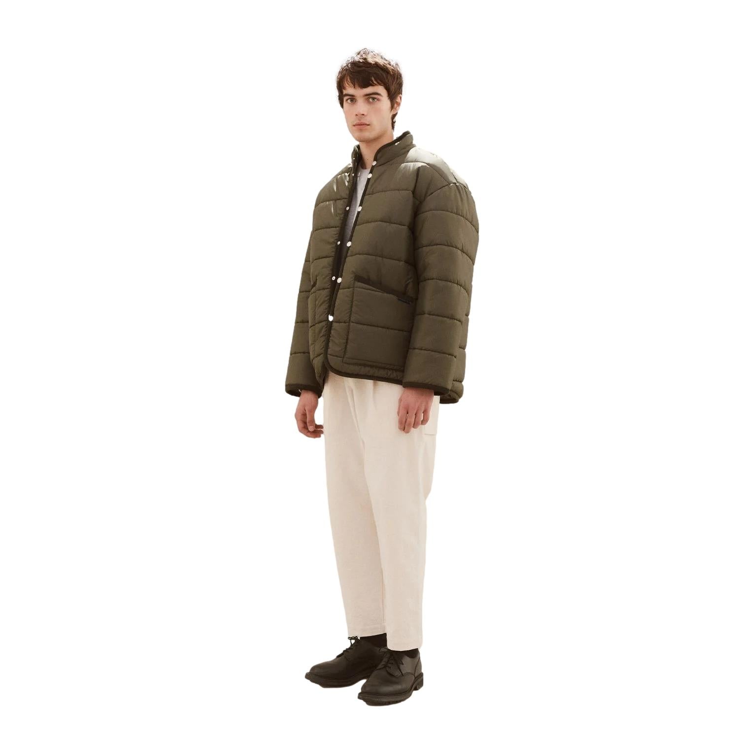 Lavenham Horizontal Big Quilt Mickfield Jacket Mens Jakke Grønn - modostore.no