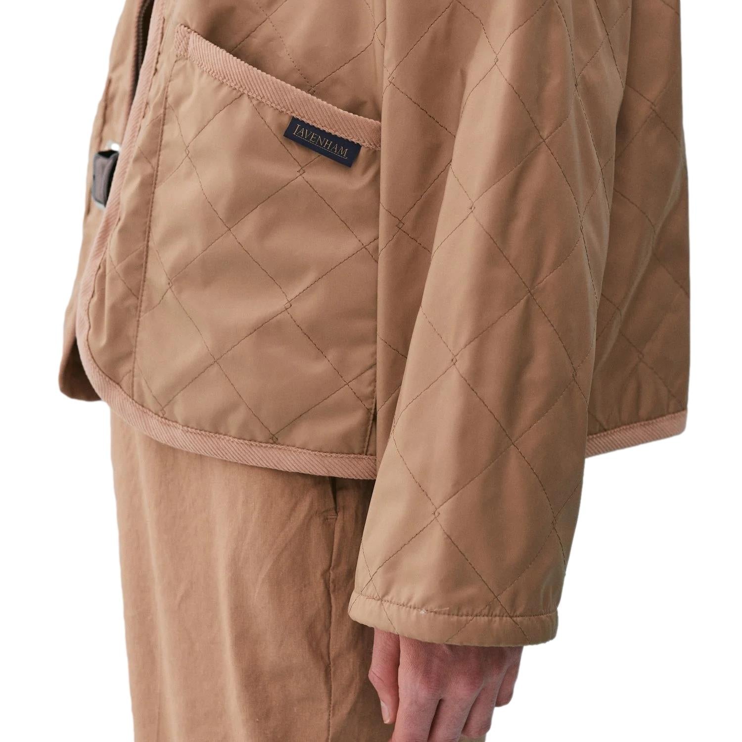 Lavenham UNWADDED TEYNHAM Jakke Beige - modostore.no