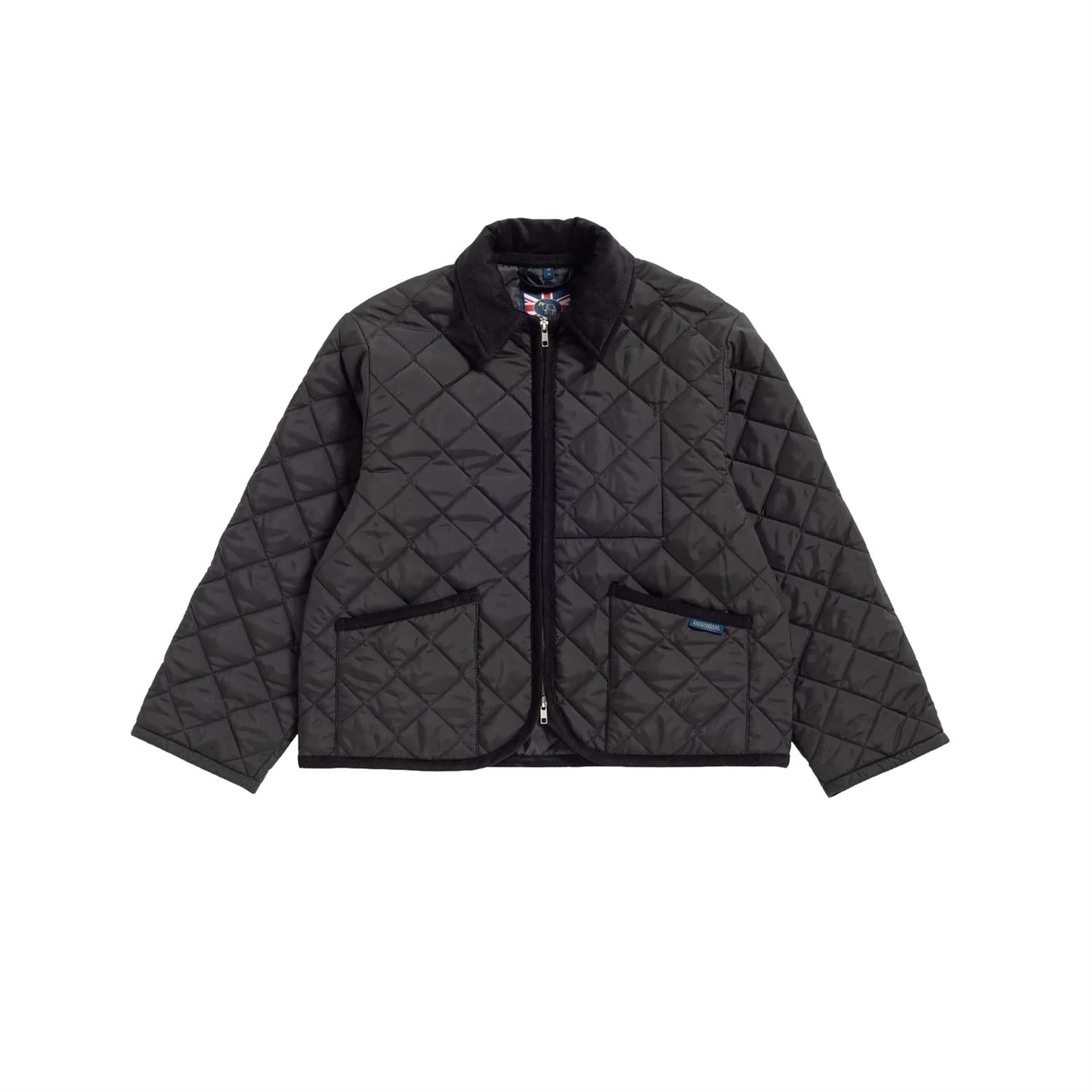 Lavenham UNWADDED TEYNHAM Jakke Sort - modostore.no