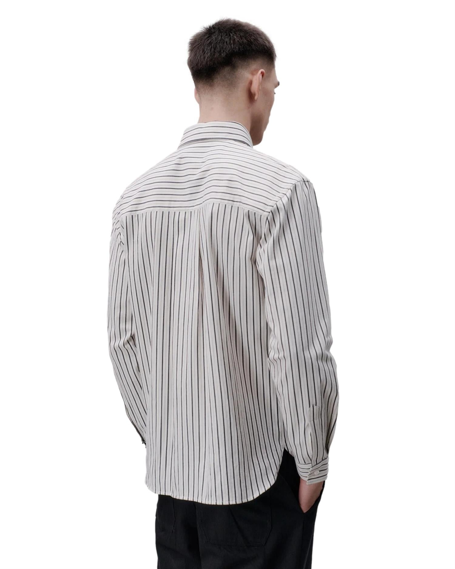 Libertine Libertine Record Skjorte Hvit Stripet - modostore.no