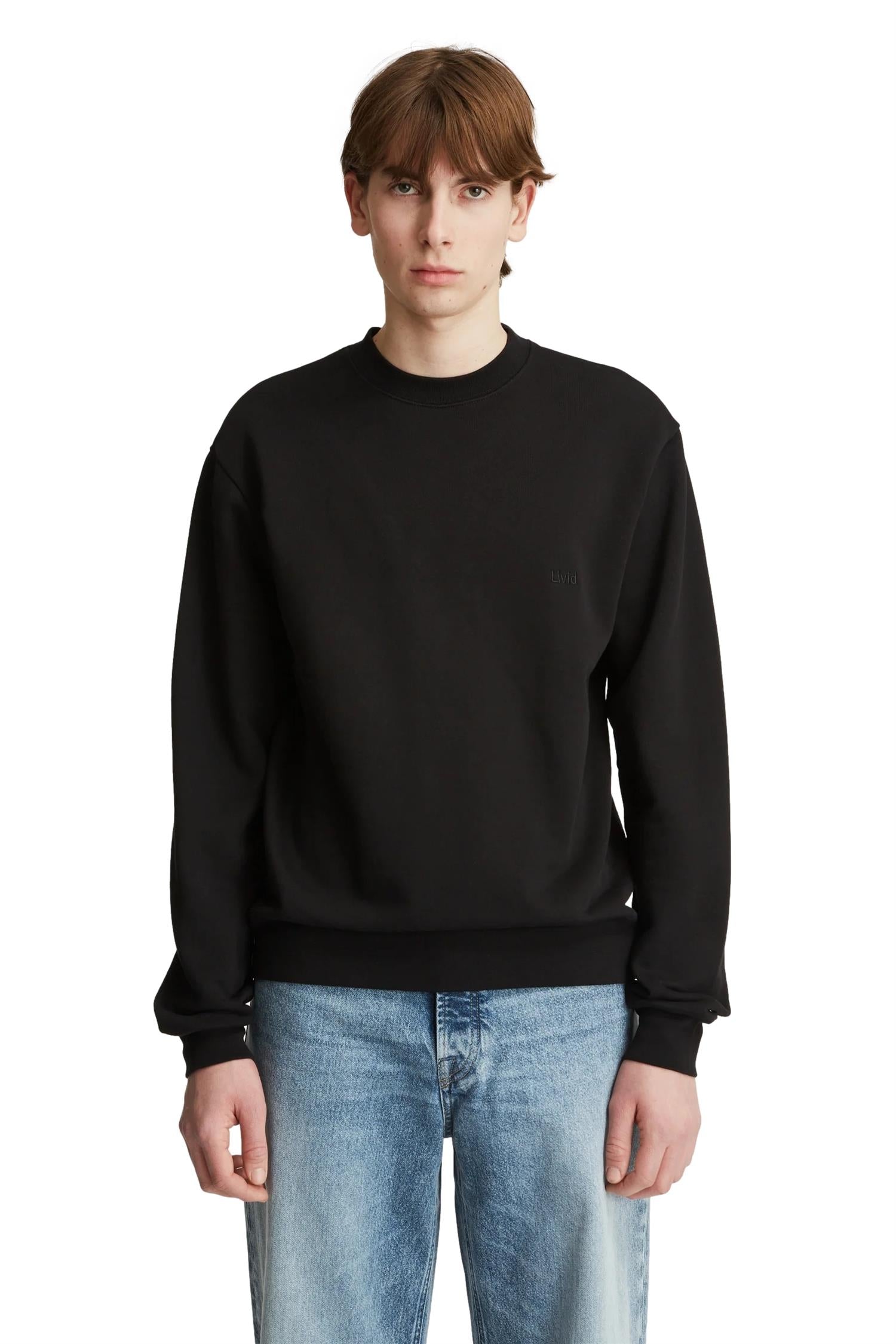 Livid Palmer Black Genser Sort - modostore.no