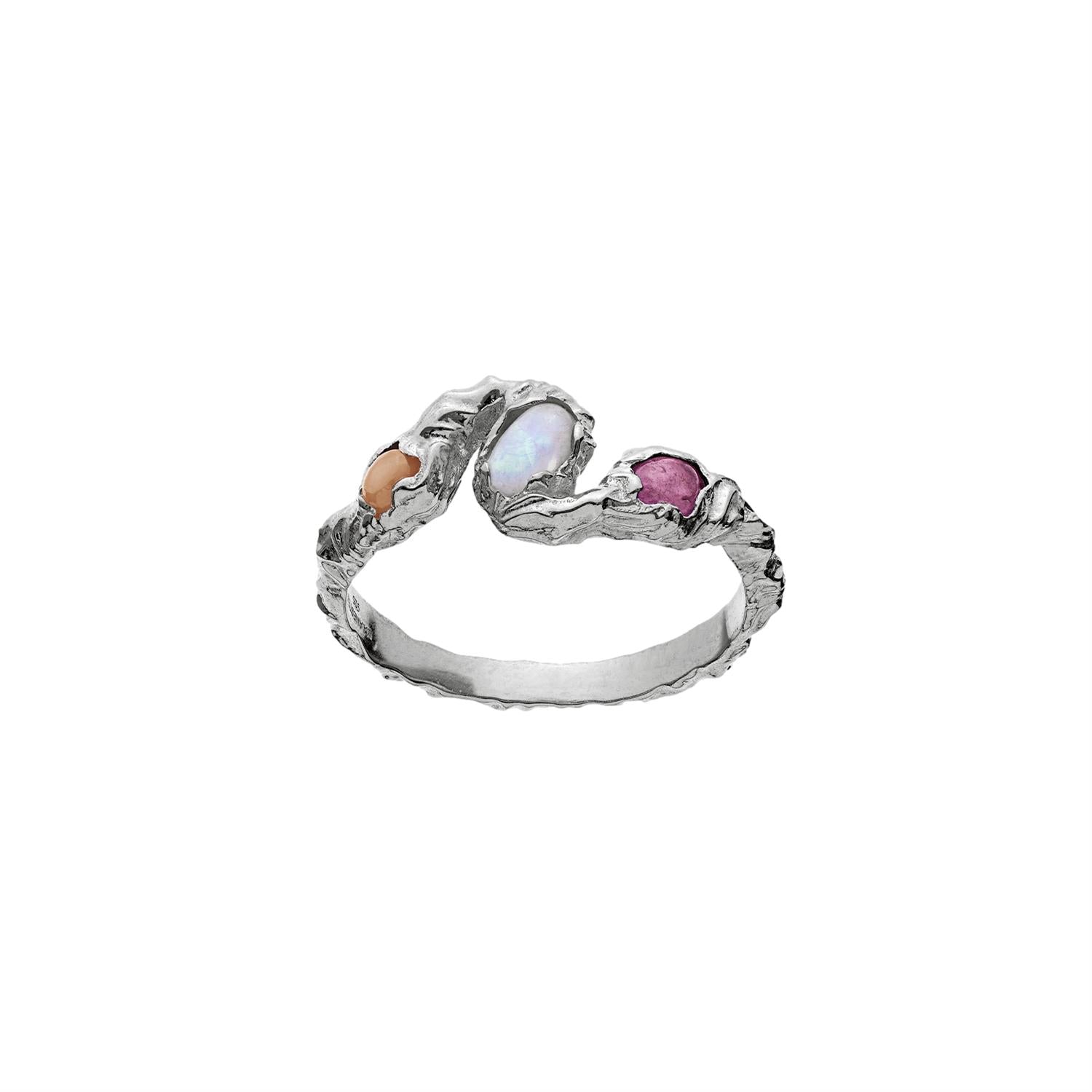 Maanesten Baila Ring Ring Sølv - modostore.no