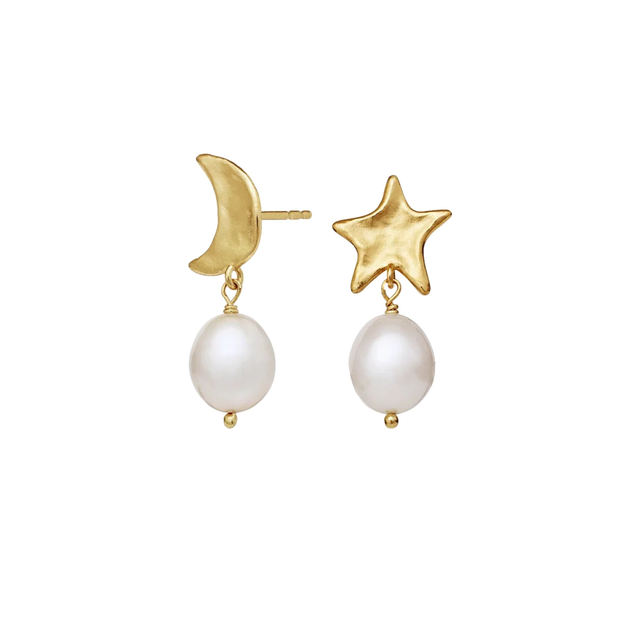 Maanesten Gabrielle Earrings Øredobber Gull - modostore.no