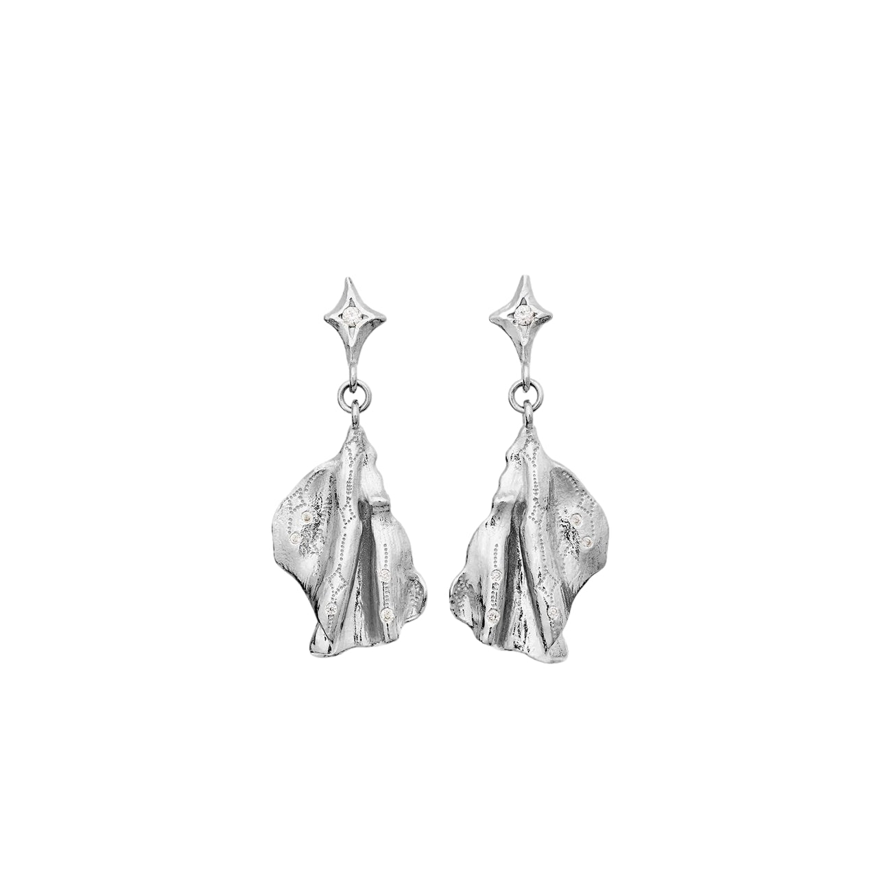 Maanesten Gerda Earrings Øredobber Sølv - modostore.no