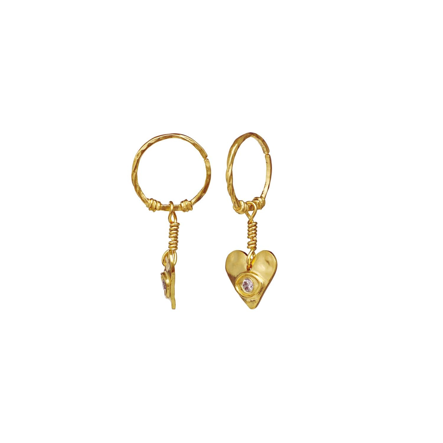 Maanesten Hestia earrings Øredobber Gull - modostore.no