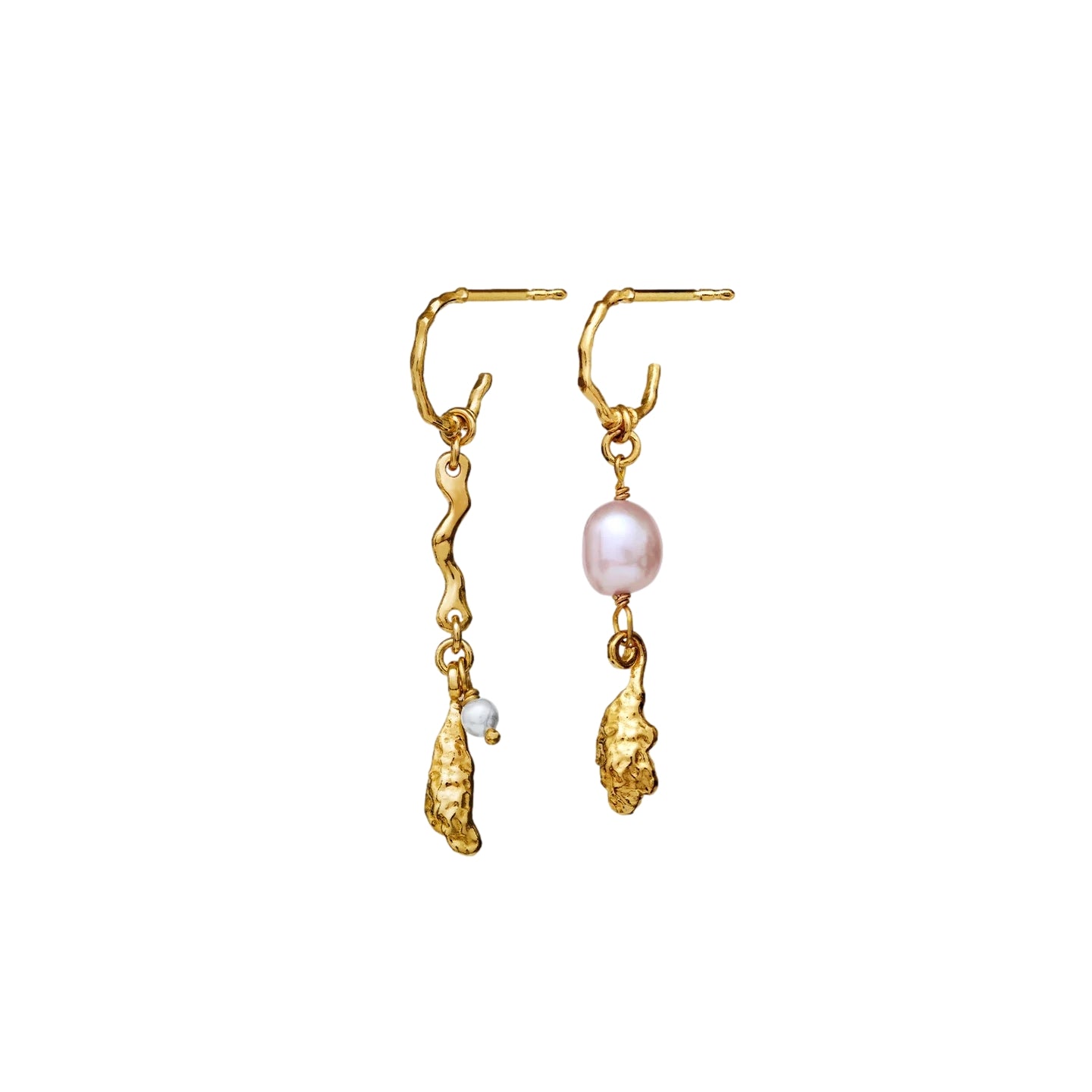 Maanesten Lyric Earring Øredobber Gull - modostore.no