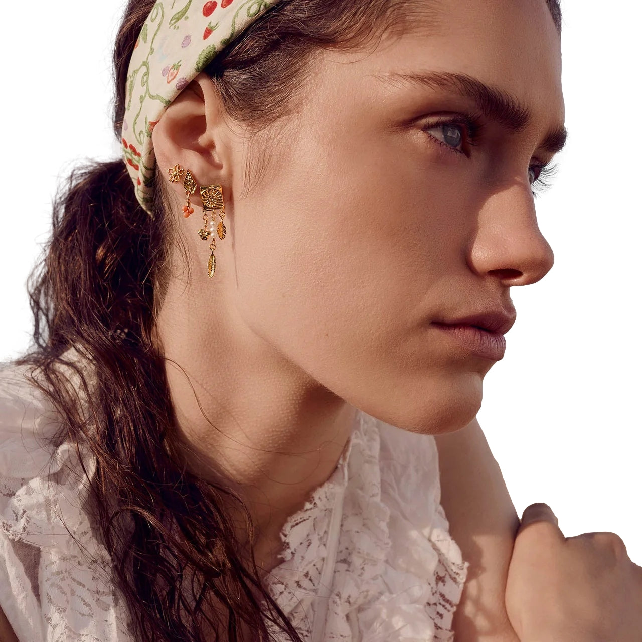 Maanesten Paula Earrings Øredobber Gull - modostore.no