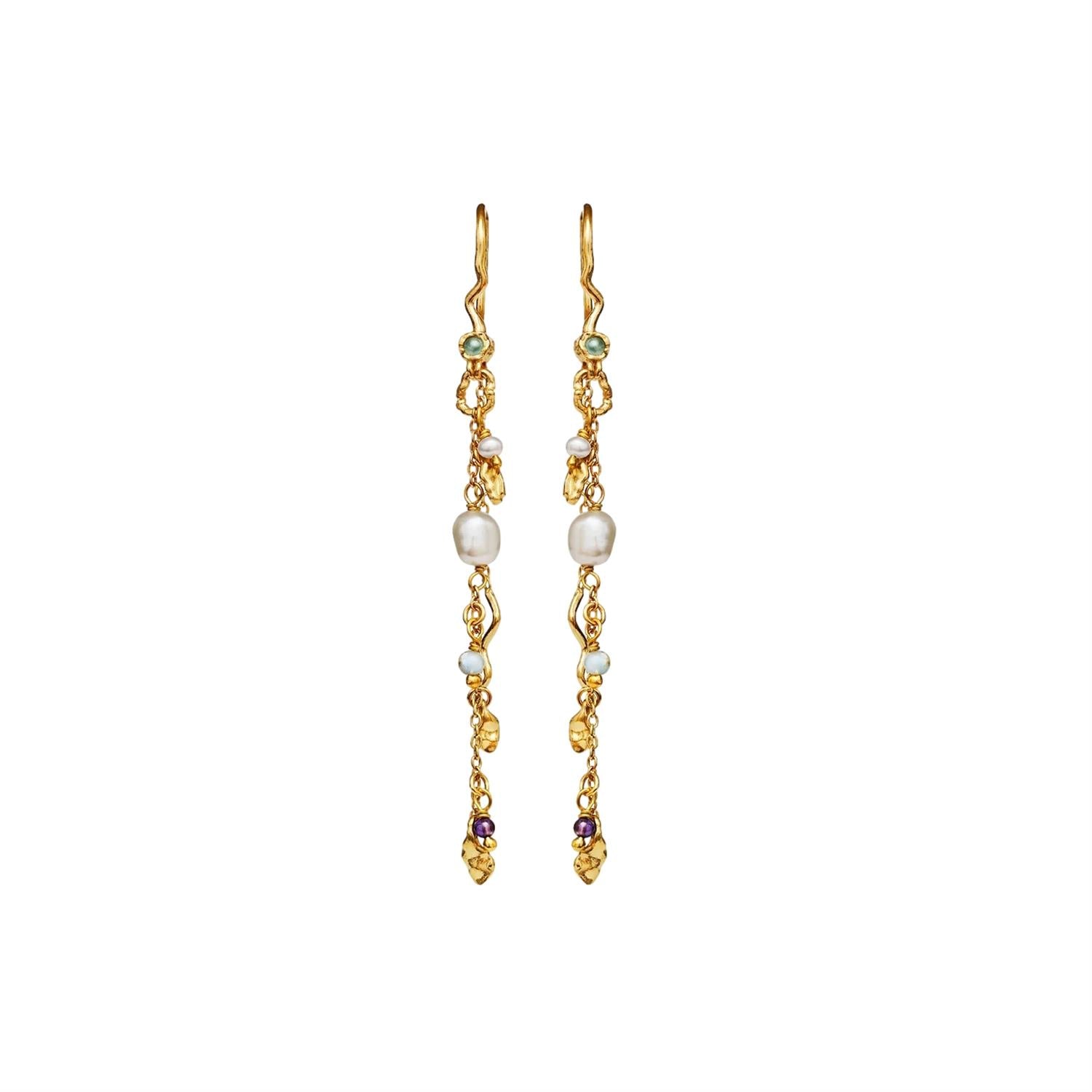 Maanesten Poppy Earring Øredobber Gull - modostore.no
