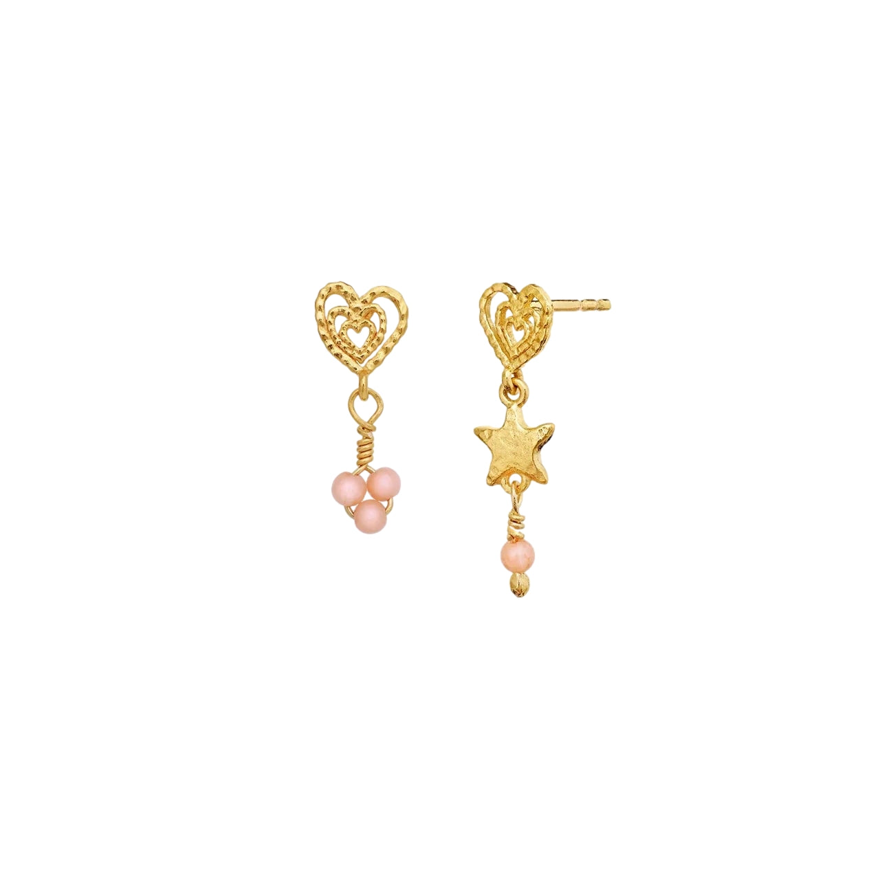 Maanesten Vibe Earrings Øredobber Gull - modostore.no