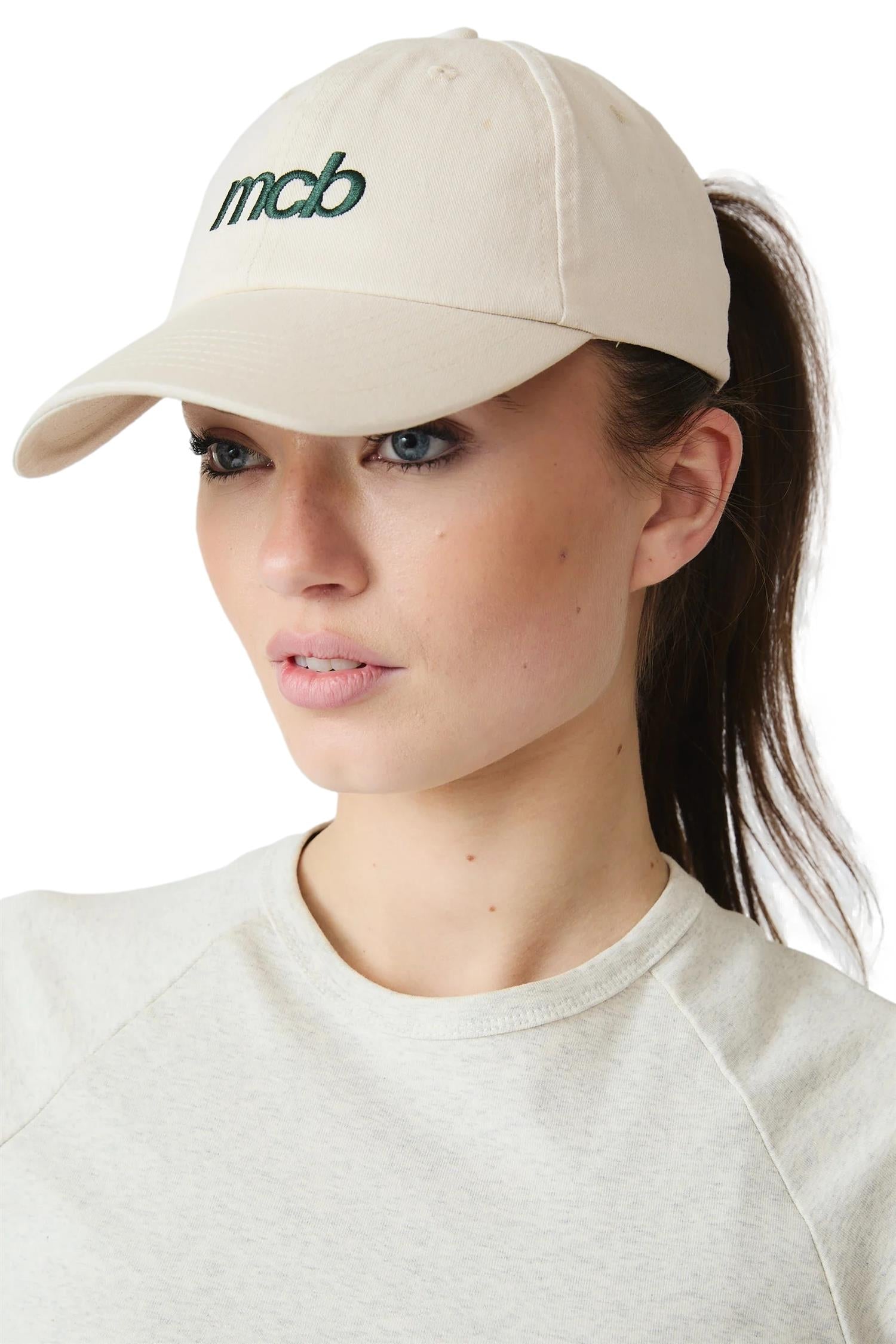 MCB Sportswear Signature Cap Caps Beige - modostore.no