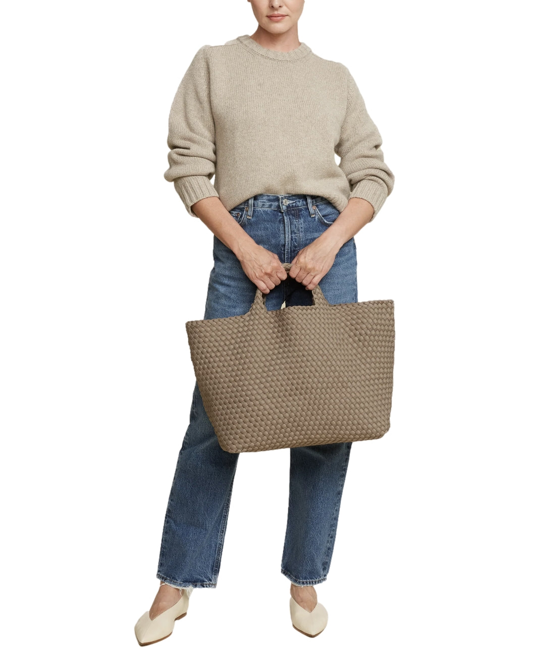 Naghedi St. Barths Large Tote Cashmere Veske Lysebrun - modostore.no